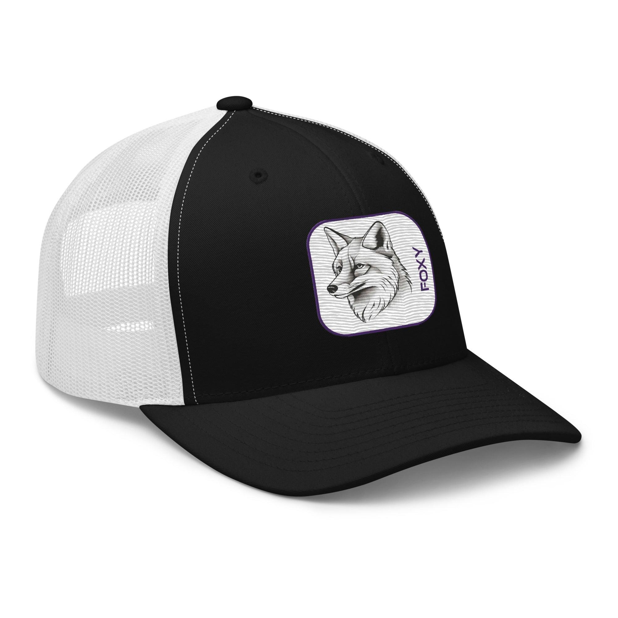 'Foxy' Retro Trucker Cap - POMA Graphics