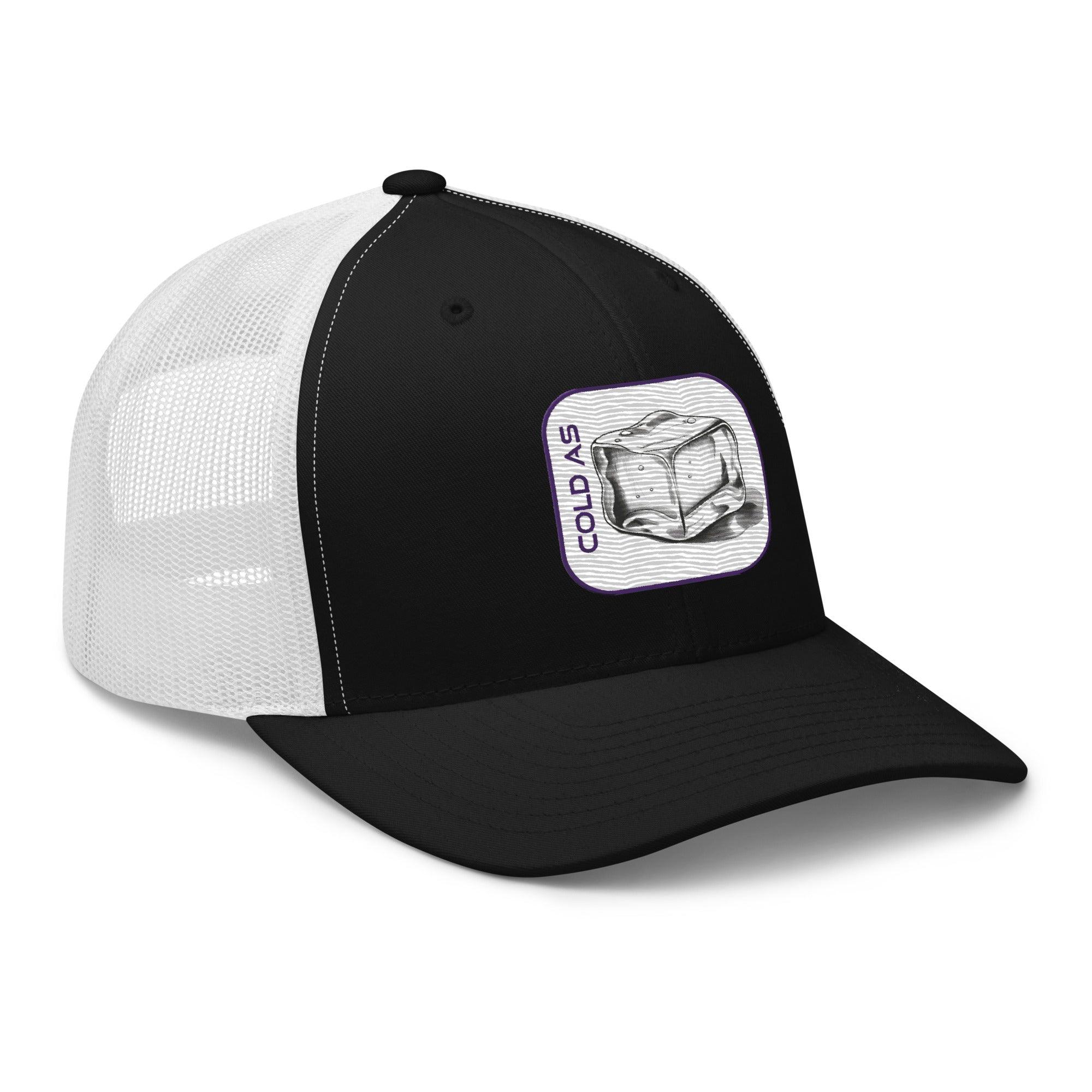 'Cold As Ice' Retro Trucker Cap - POMA Graphics