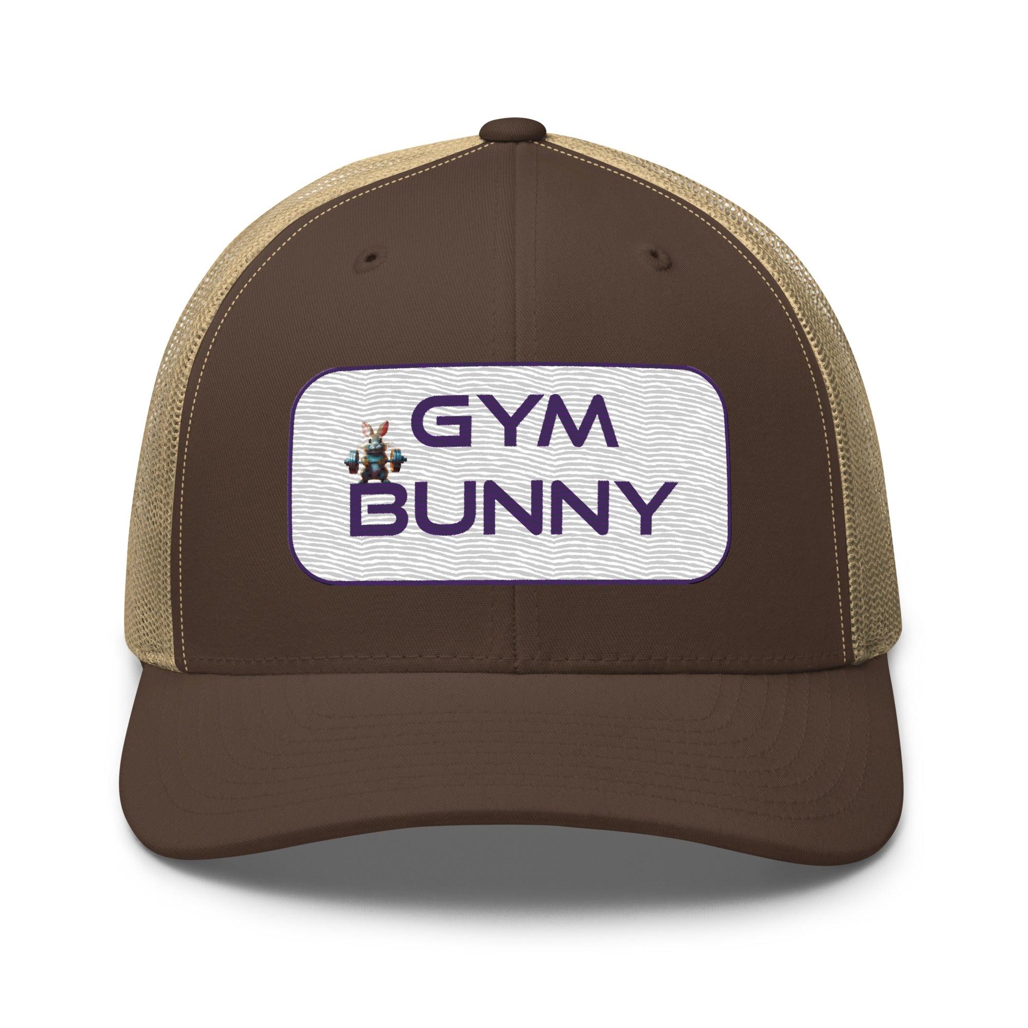 'Gym Bunny' Retro Trucker Cap - POMA Graphics