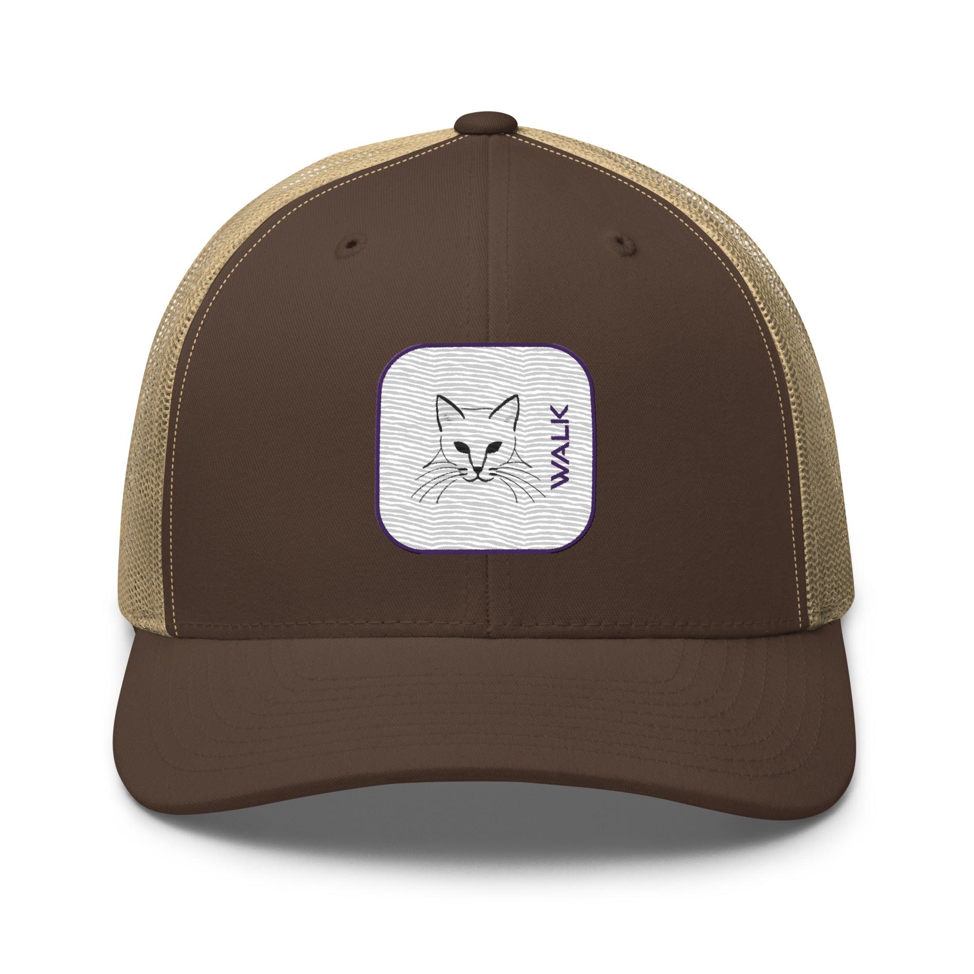 'Cat Walk' Retro Trucker Cap - POMA Graphics