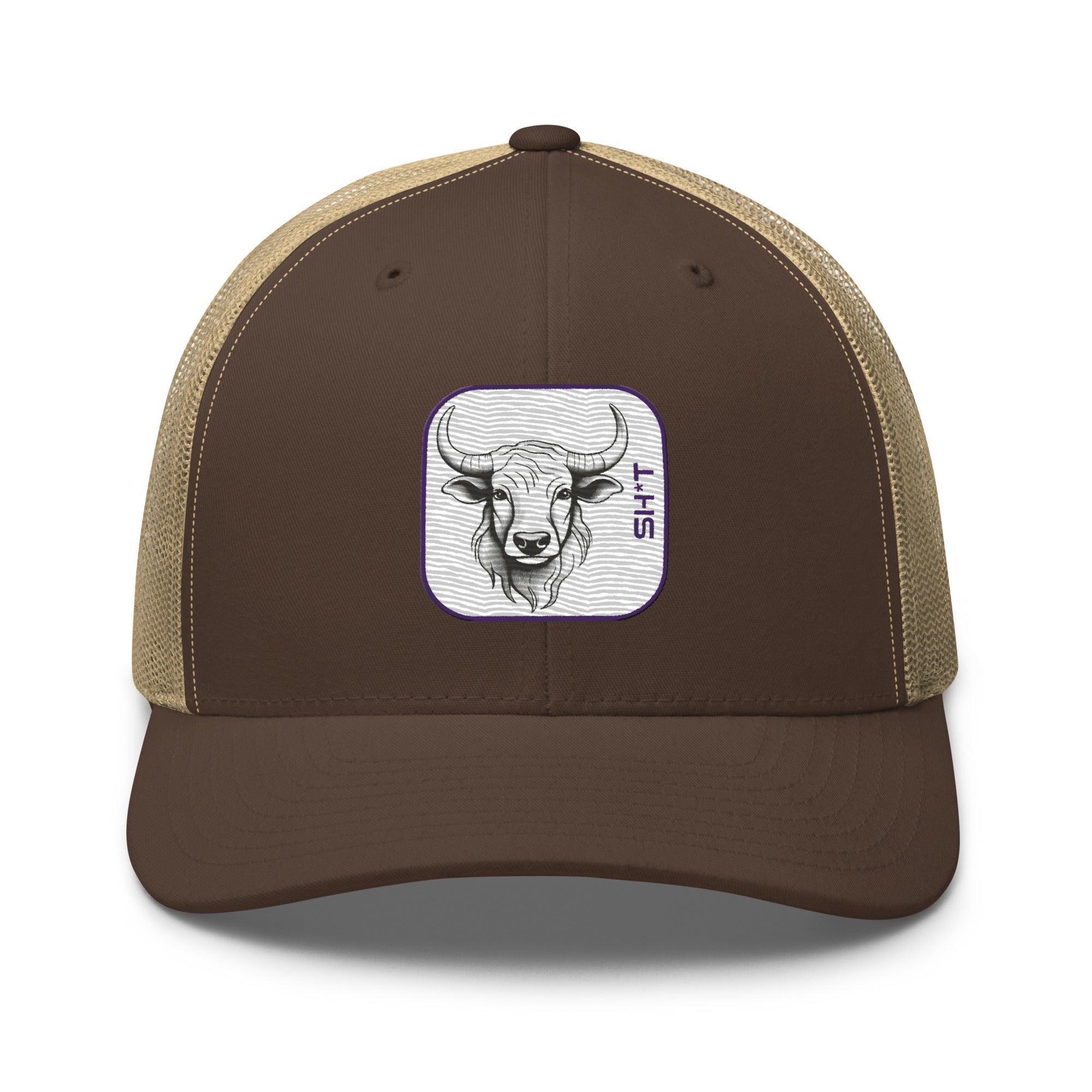 'Bull Sh*t' Retro Trucker Cap - POMA Graphics