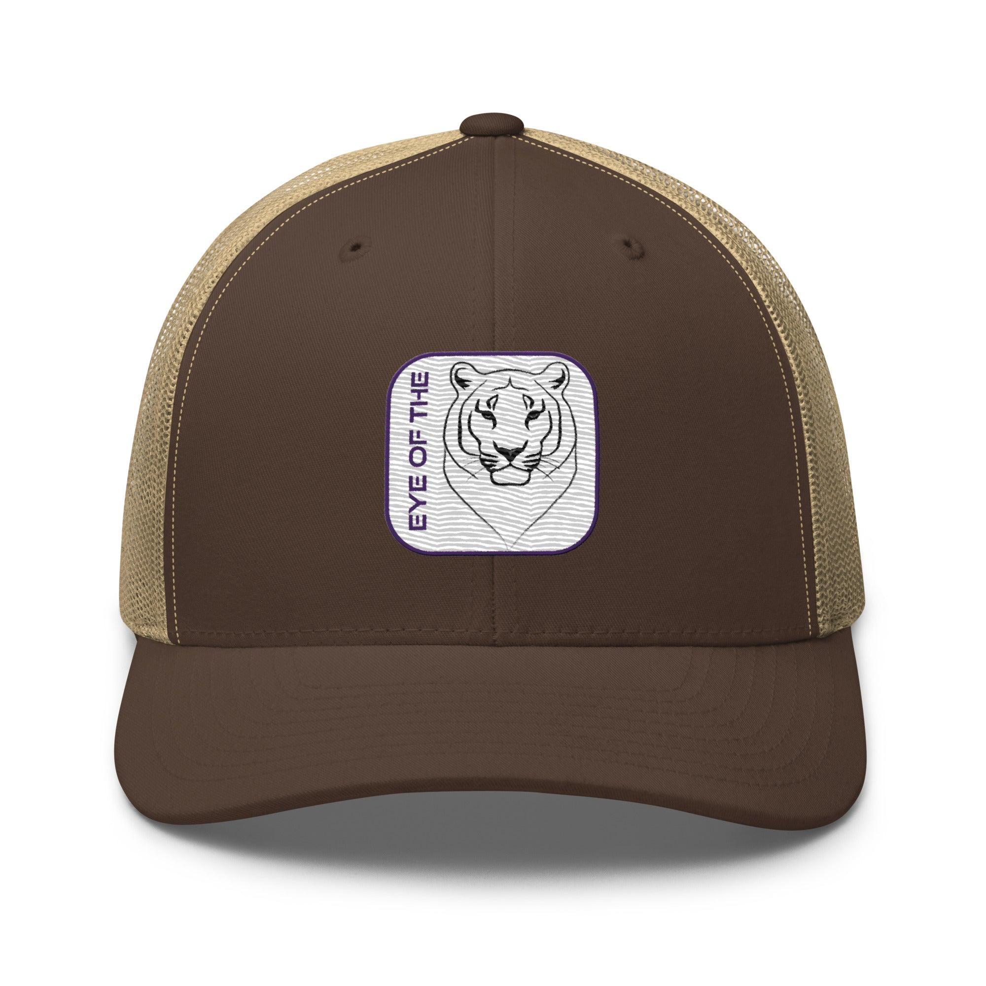 'Eye Of The Tiger' Retro Trucker Cap - POMA Graphics