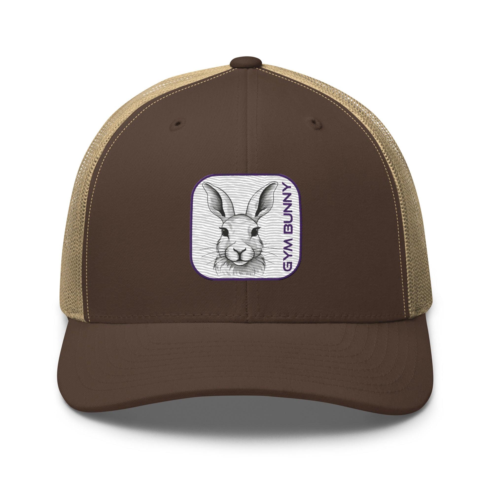 'Gym Bunny' Retro Trucker Cap - POMA Graphics