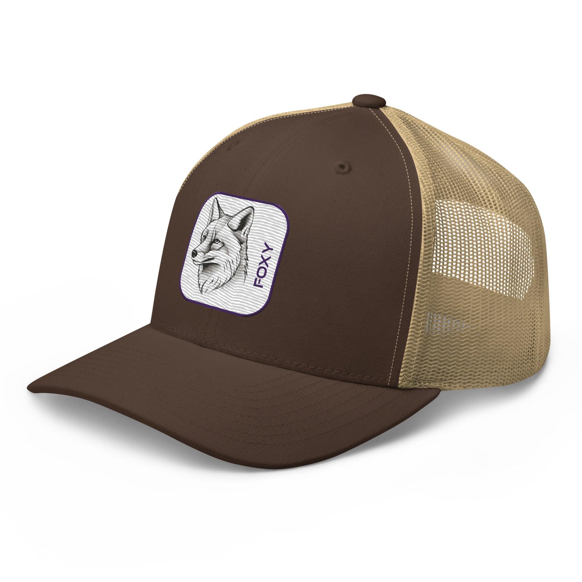 'Foxy' Retro Trucker Cap - POMA Graphics