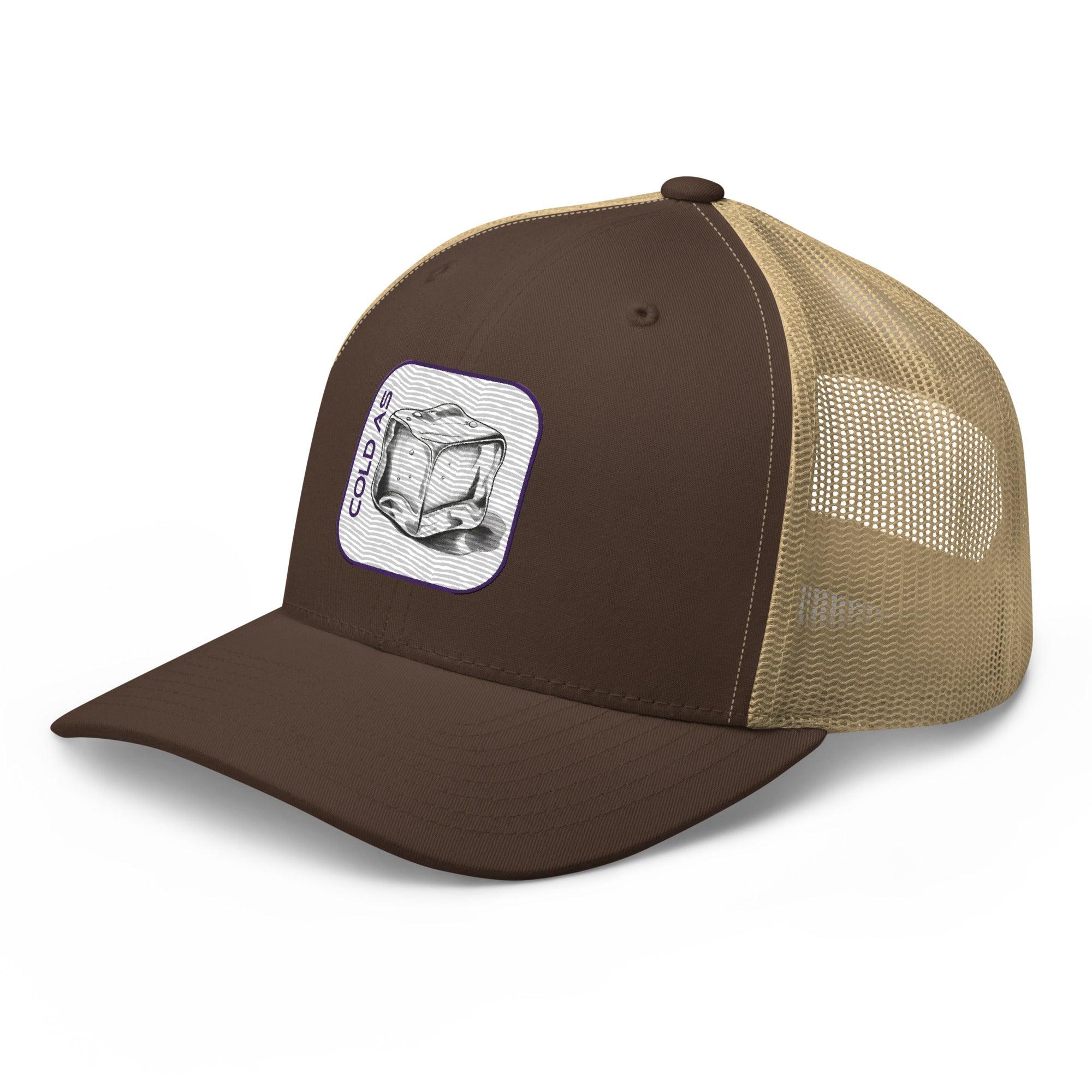 'Cold As Ice' Retro Trucker Cap - POMA Graphics