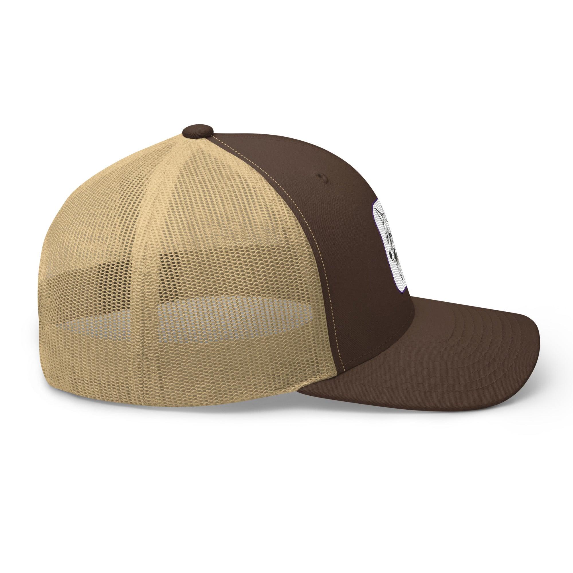 'Foxy' Retro Trucker Cap - POMA Graphics