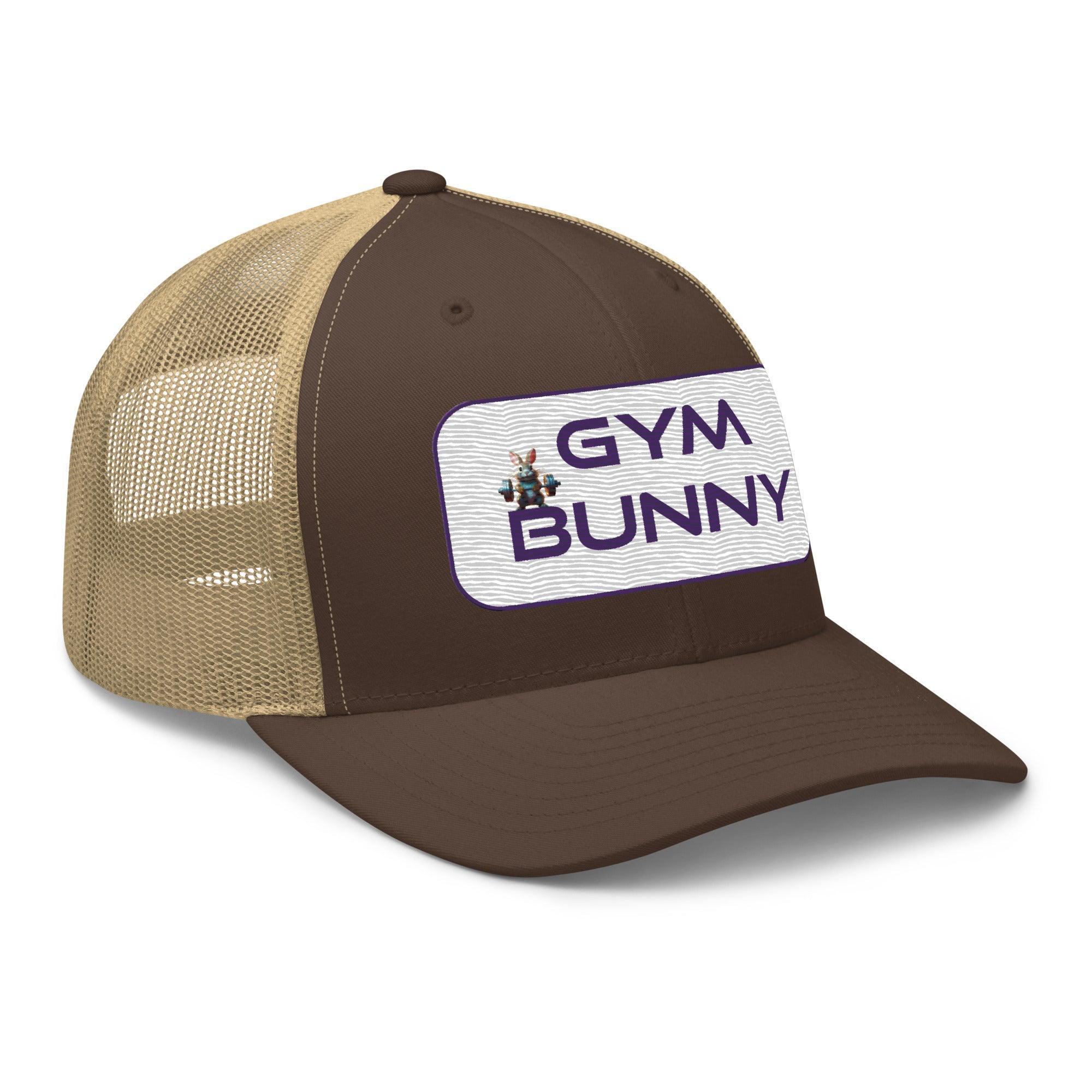 'Gym Bunny' Retro Trucker Cap - POMA Graphics