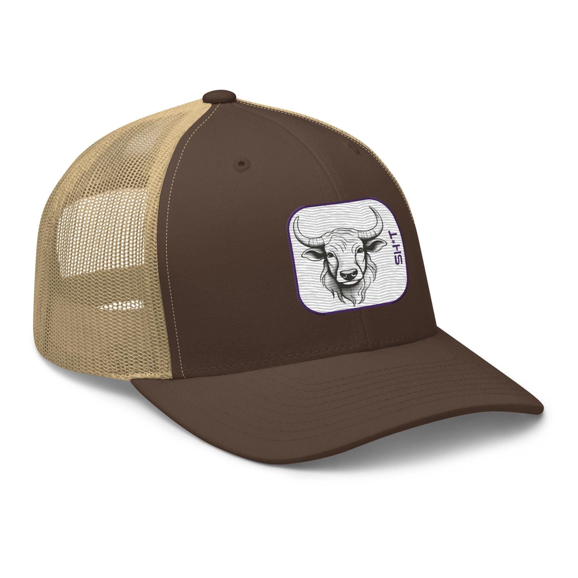 'Bull Sh*t' Retro Trucker Cap - POMA Graphics