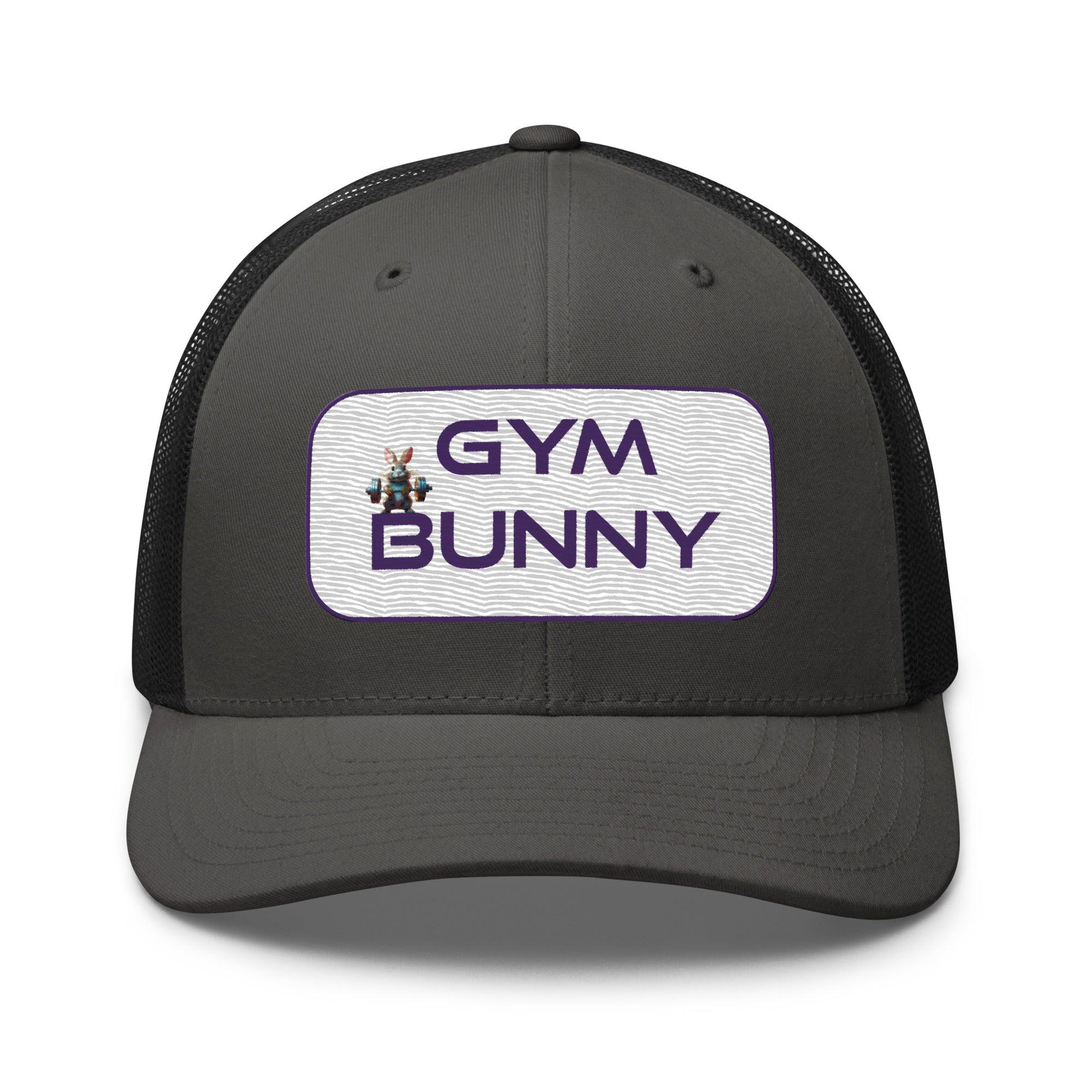 'Gym Bunny' Retro Trucker Cap - POMA Graphics