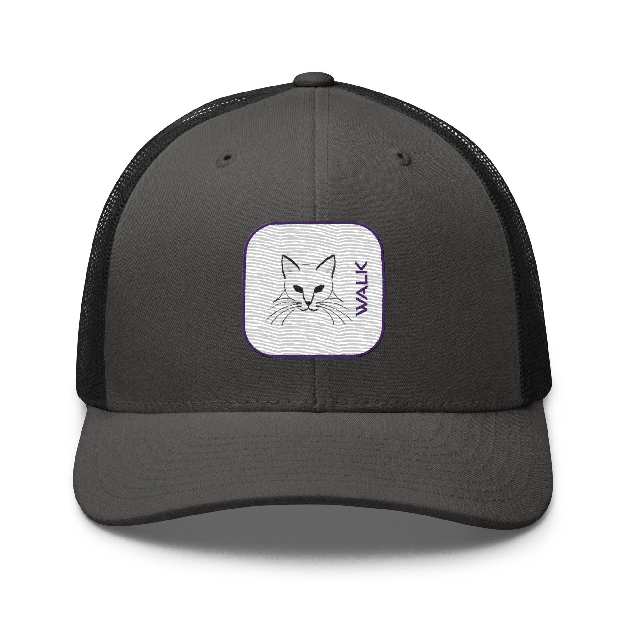 'Cat Walk' Retro Trucker Cap - POMA Graphics