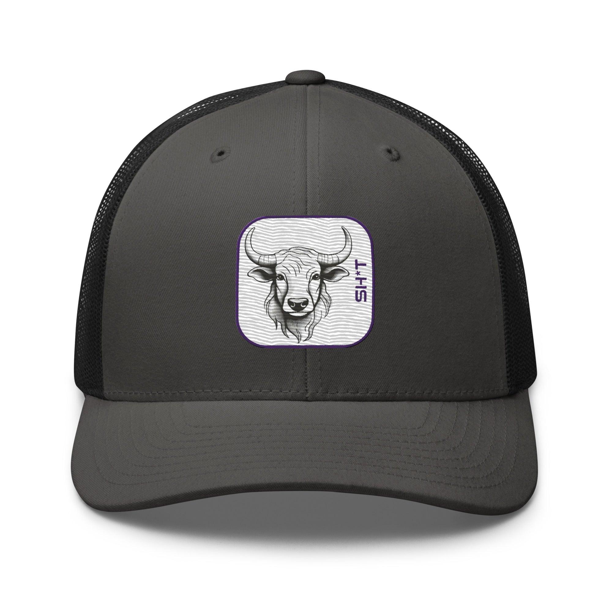 'Bull Sh*t' Retro Trucker Cap - POMA Graphics