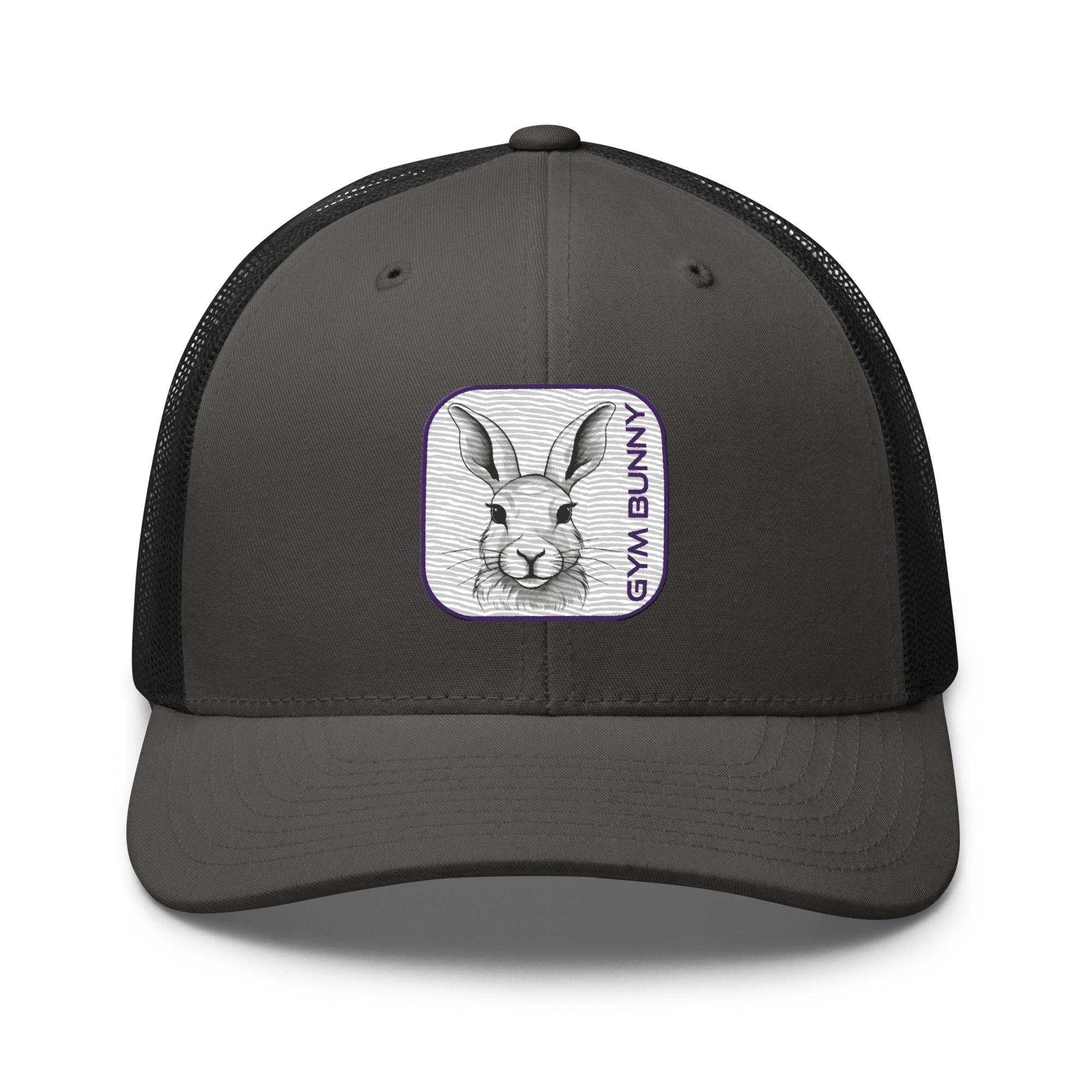 'Gym Bunny' Retro Trucker Cap - POMA Graphics