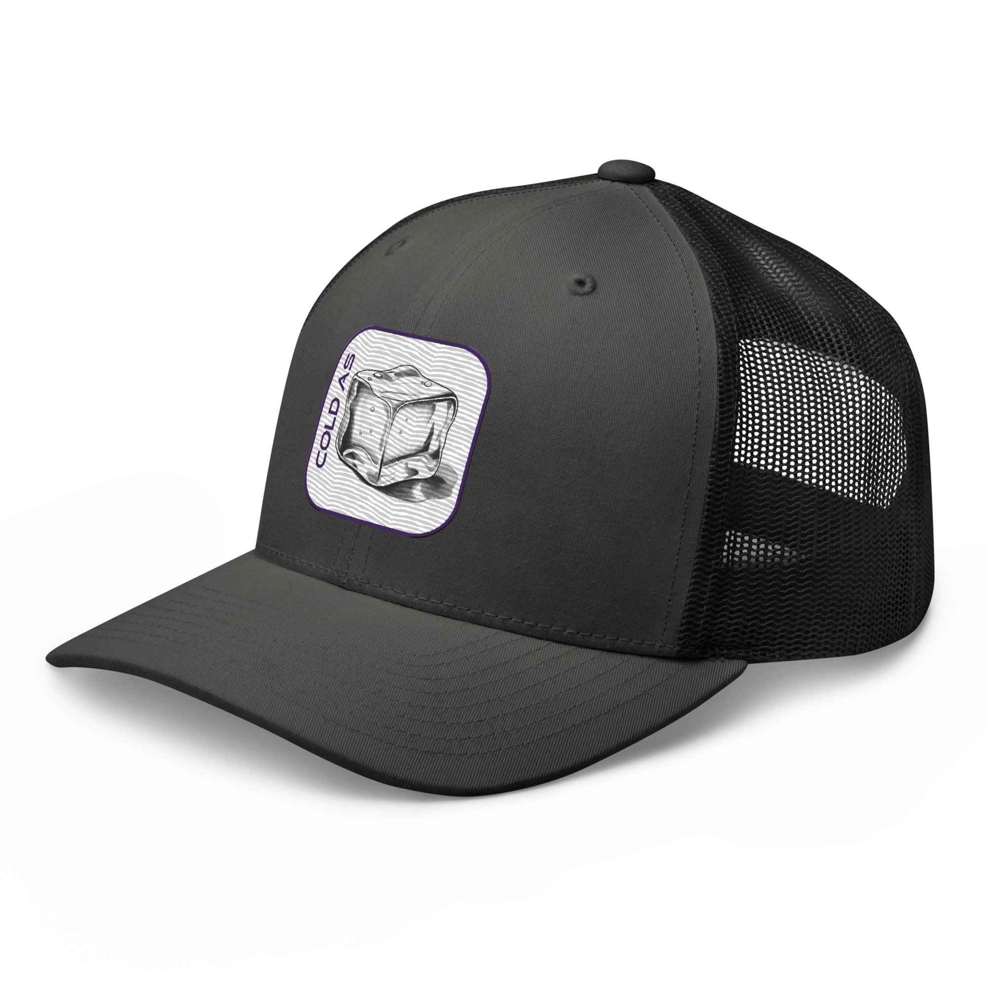 'Cold As Ice' Retro Trucker Cap - POMA Graphics