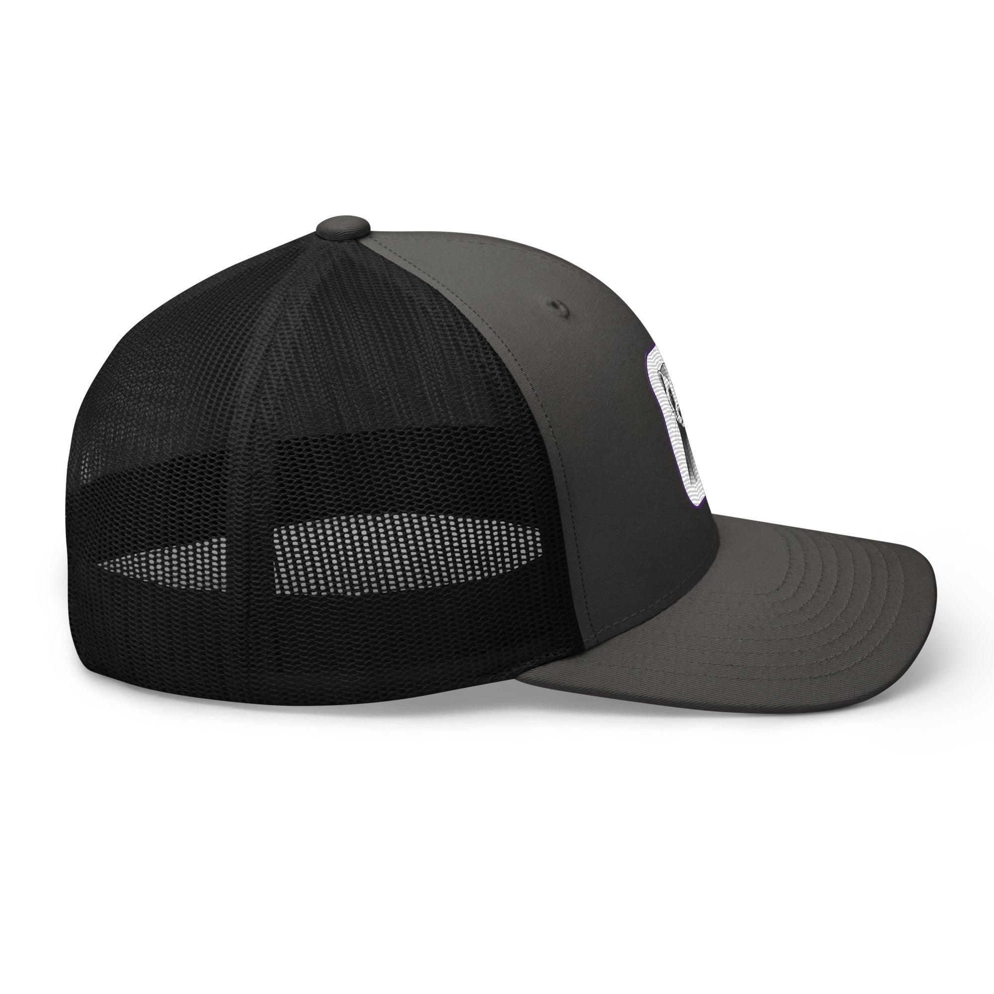 'Minx' Retro Trucker Cap - POMA Graphics