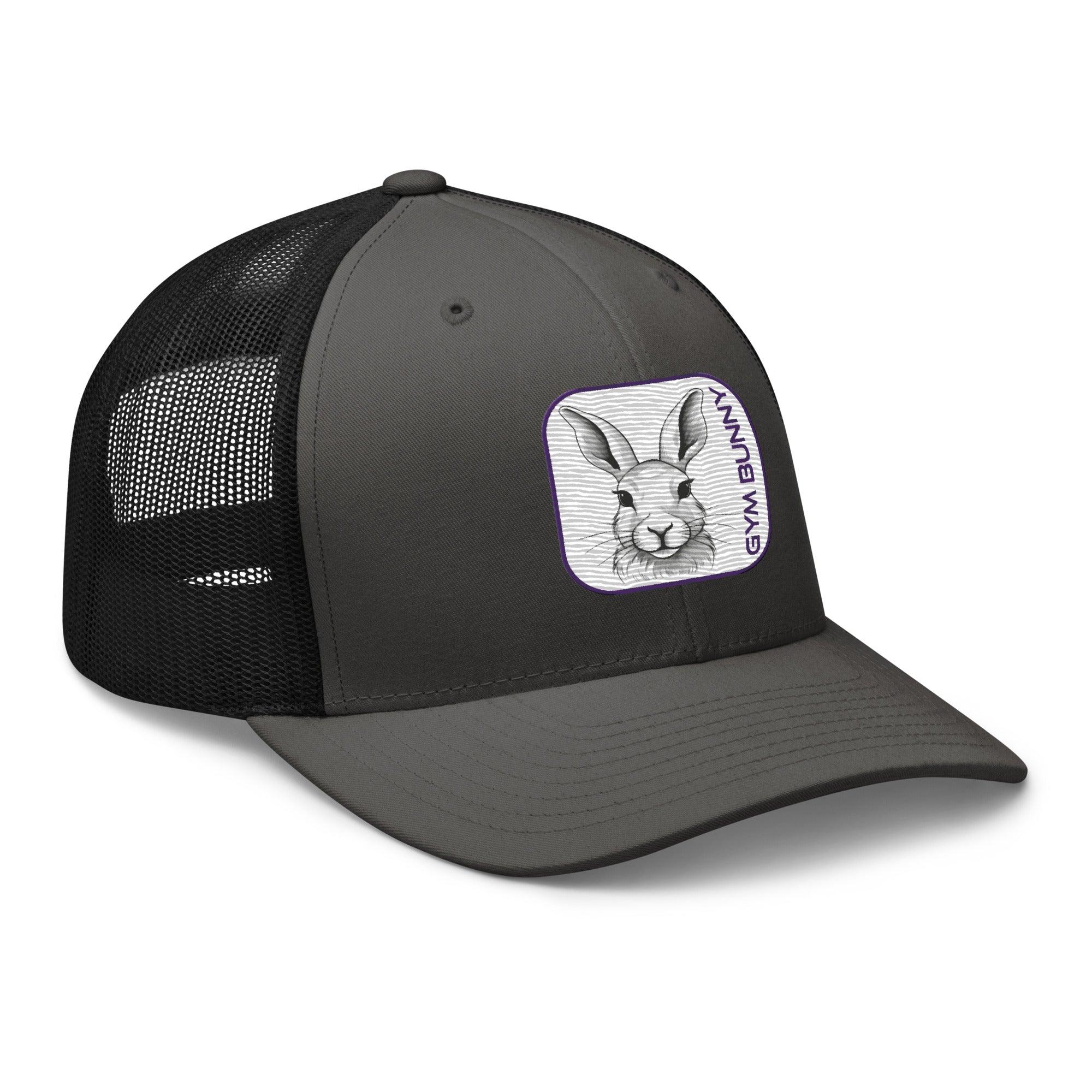 'Gym Bunny' Retro Trucker Cap - POMA Graphics