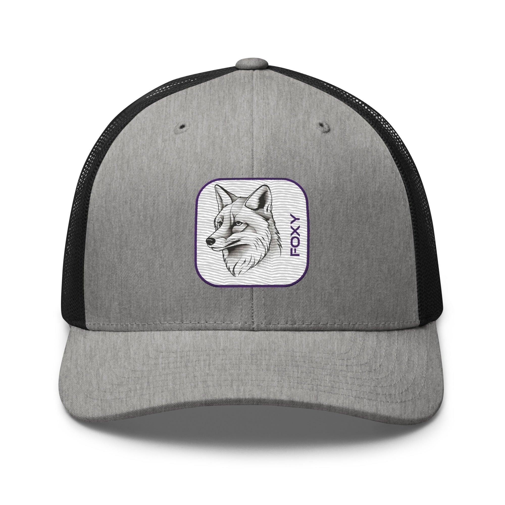 'Foxy' Retro Trucker Cap - POMA Graphics