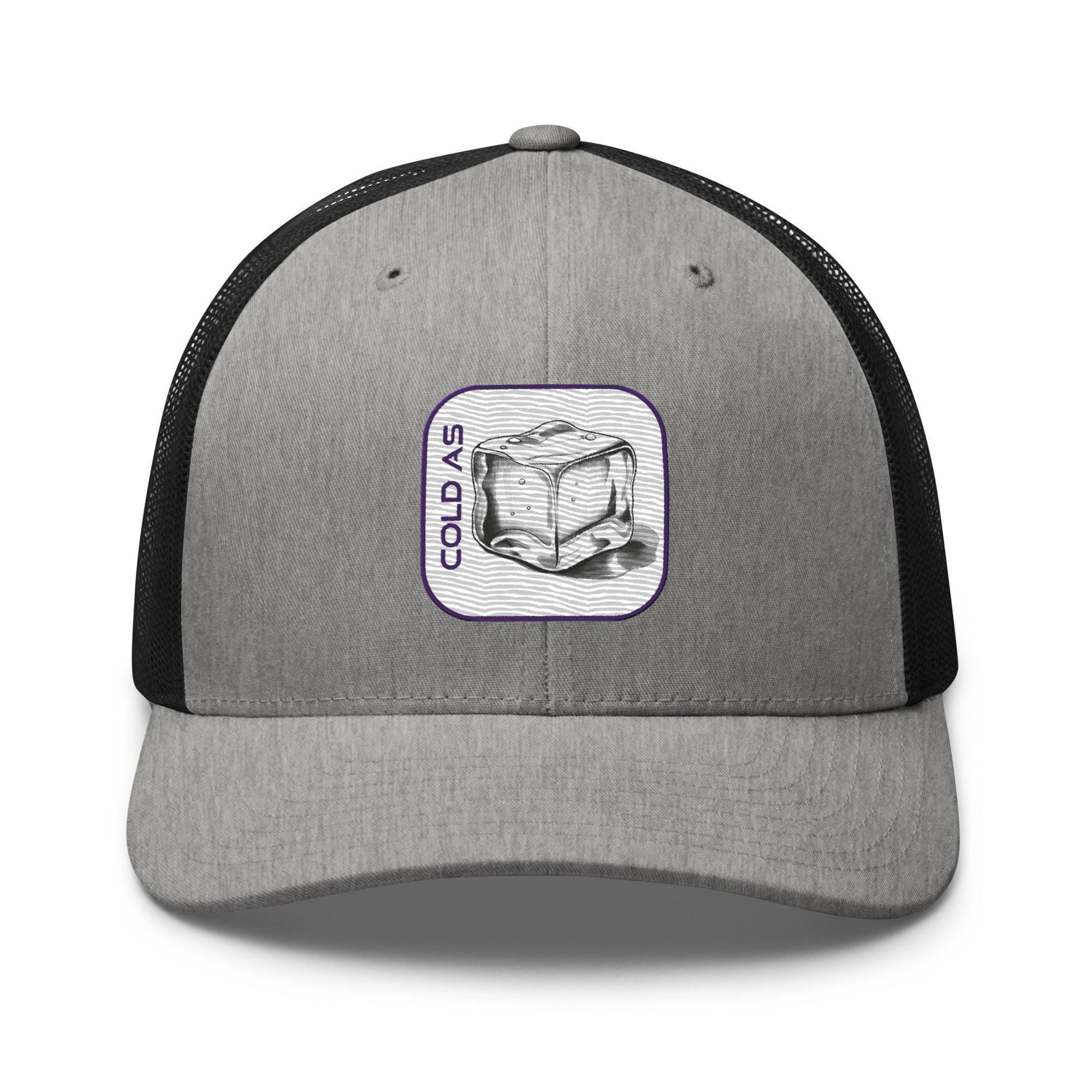 'Cold As Ice' Retro Trucker Cap - POMA Graphics