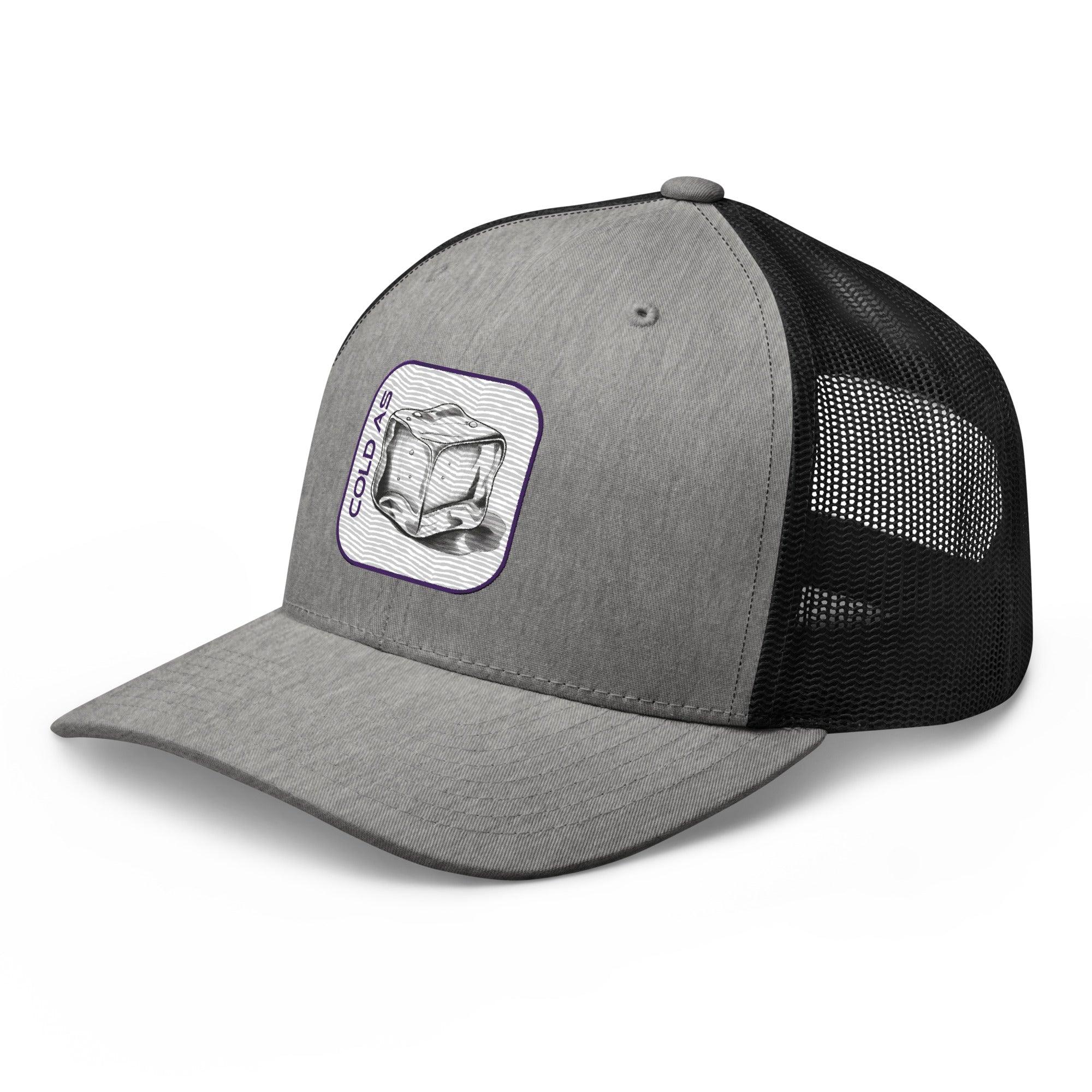 'Cold As Ice' Retro Trucker Cap - POMA Graphics