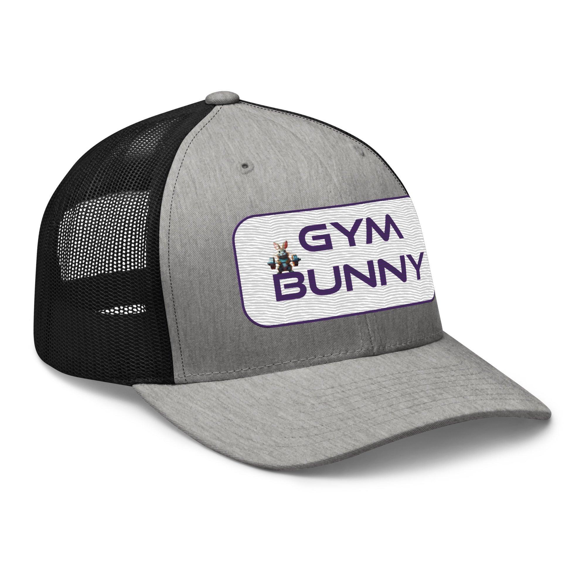 'Gym Bunny' Retro Trucker Cap - POMA Graphics