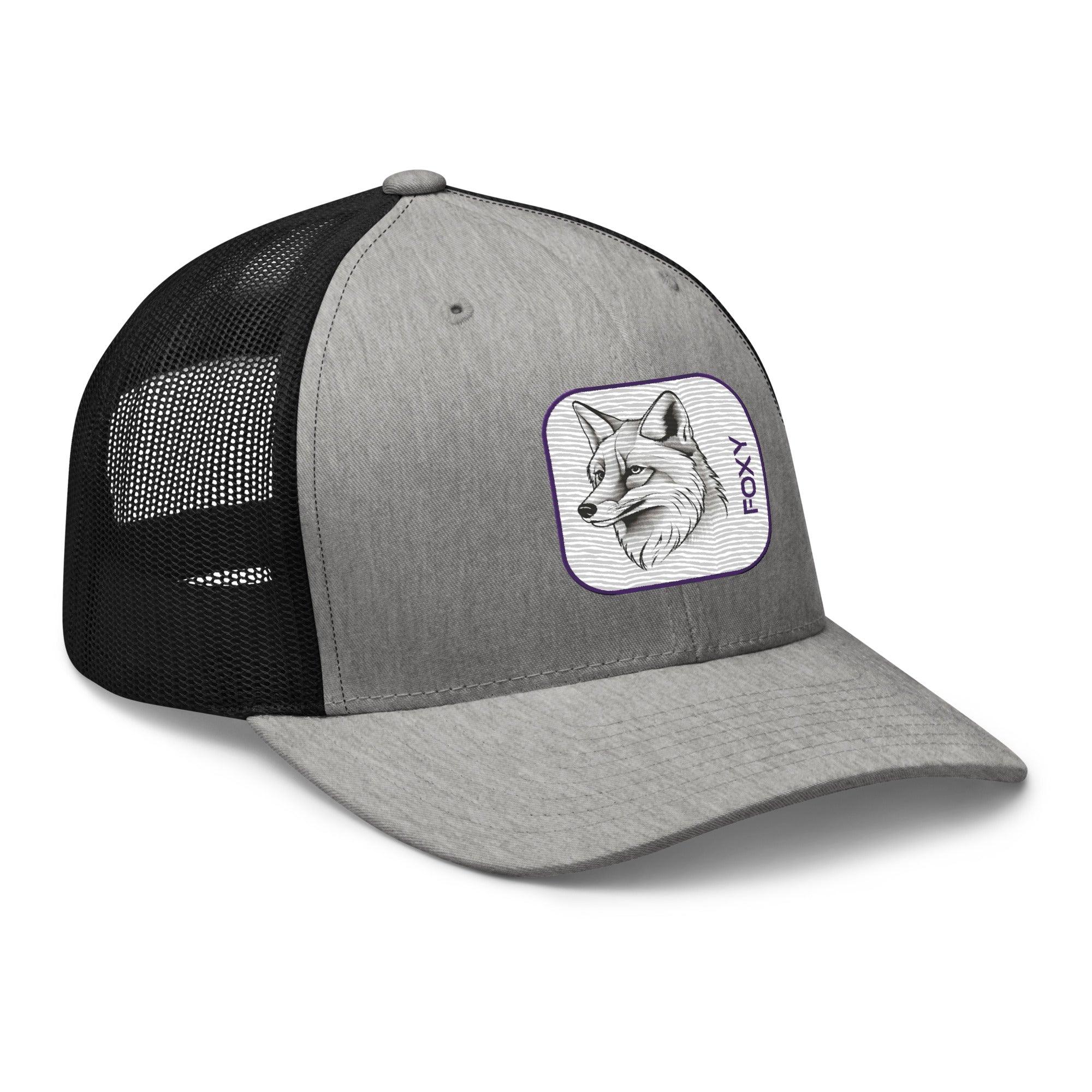 'Foxy' Retro Trucker Cap - POMA Graphics