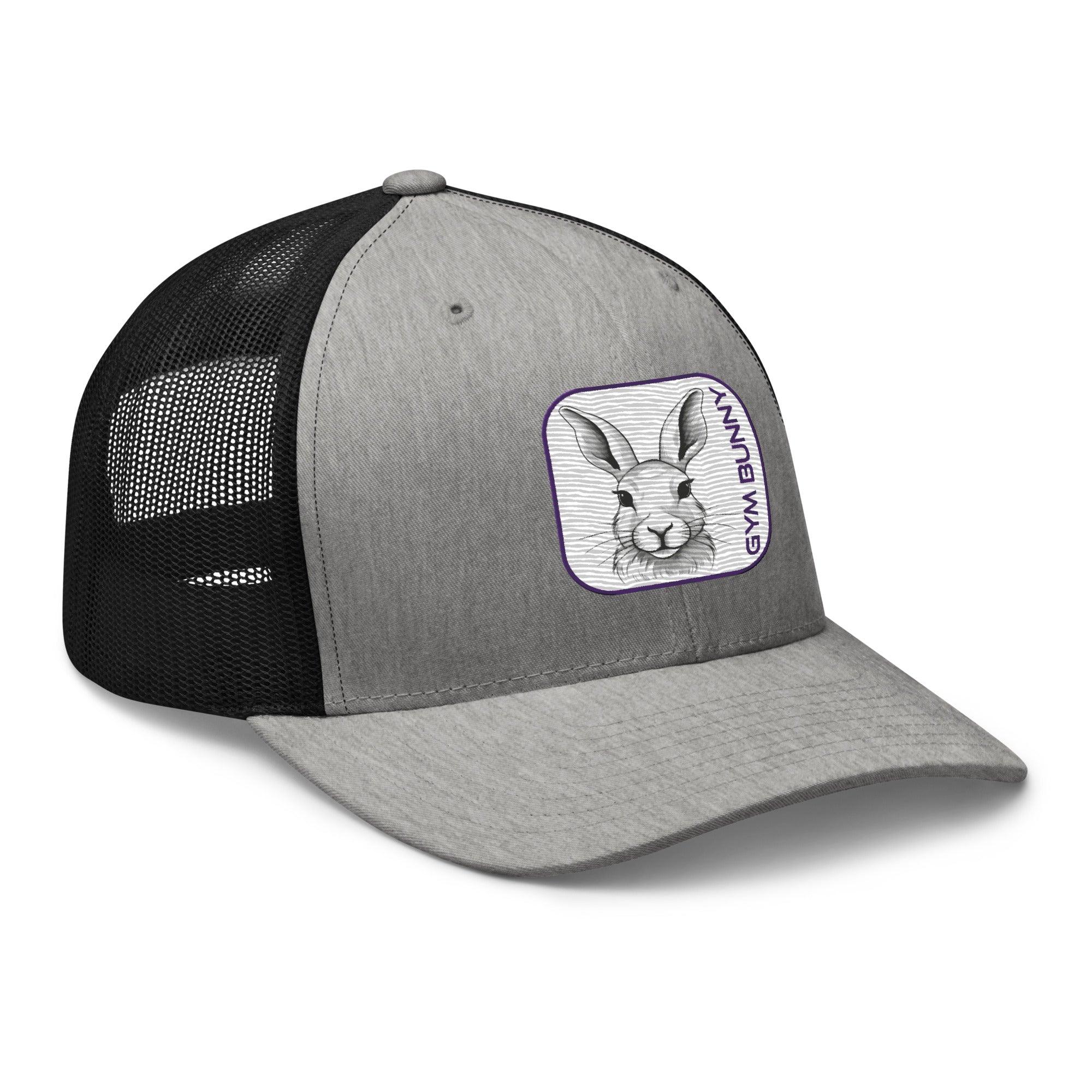 'Gym Bunny' Retro Trucker Cap - POMA Graphics