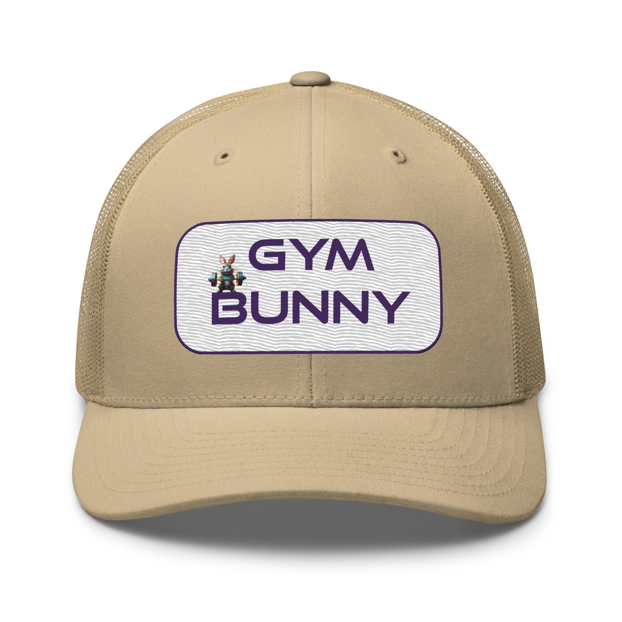 'Gym Bunny' Retro Trucker Cap - POMA Graphics