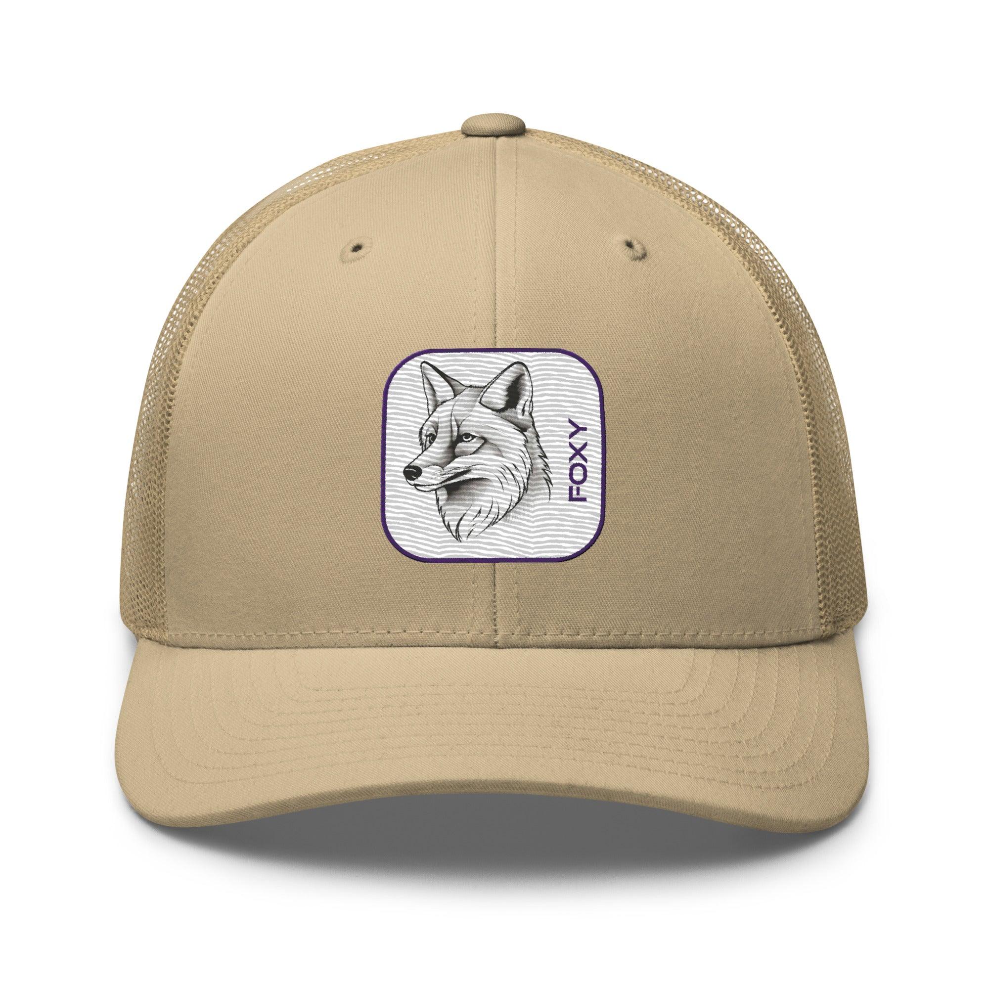 'Foxy' Retro Trucker Cap - POMA Graphics