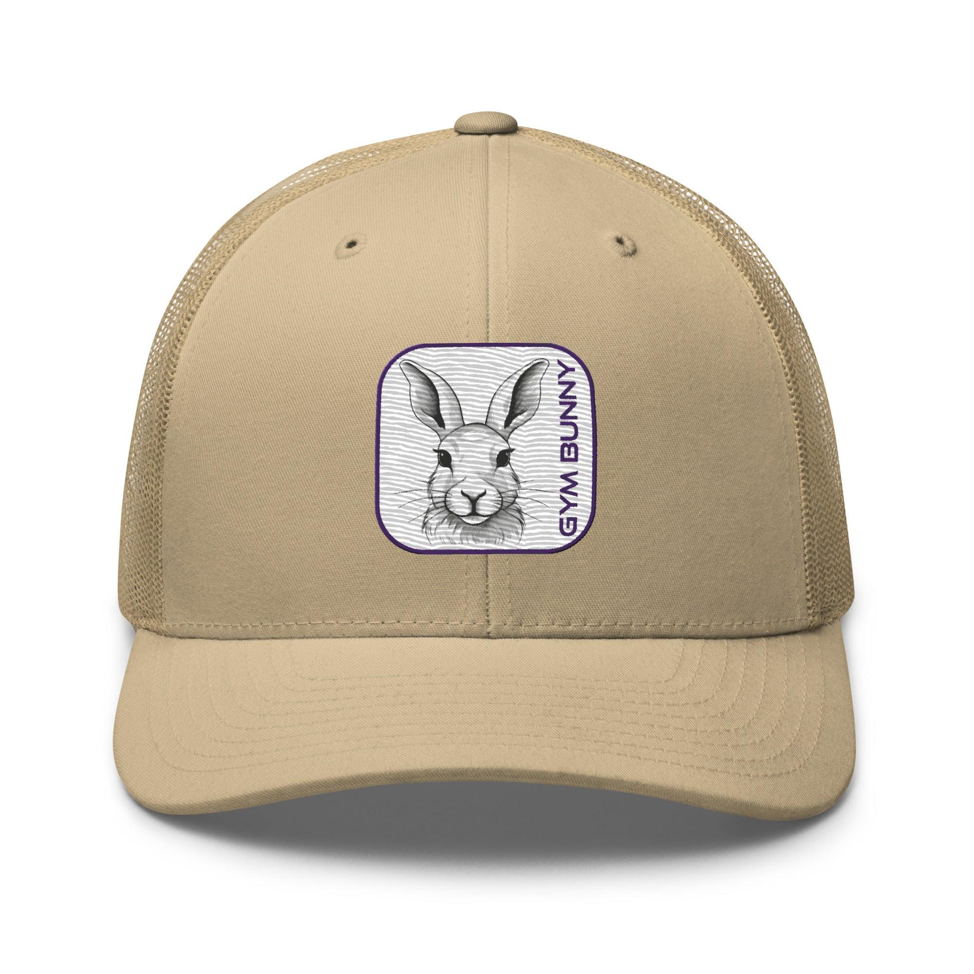 'Gym Bunny' Retro Trucker Cap - POMA Graphics