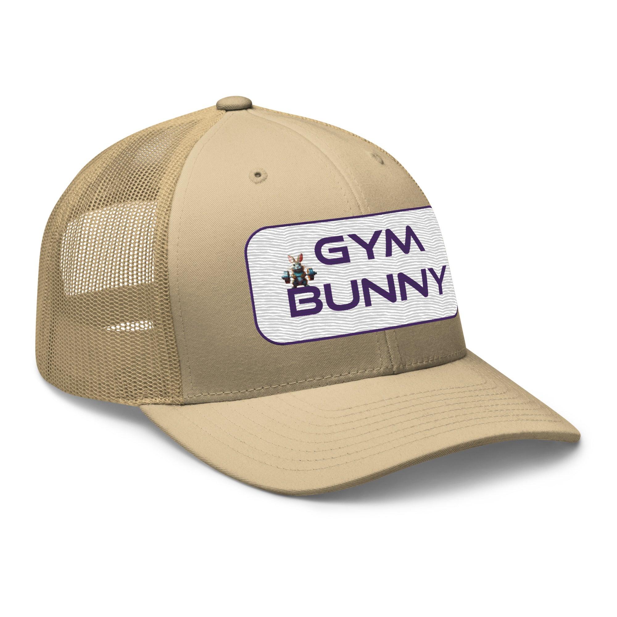 'Gym Bunny' Retro Trucker Cap - POMA Graphics