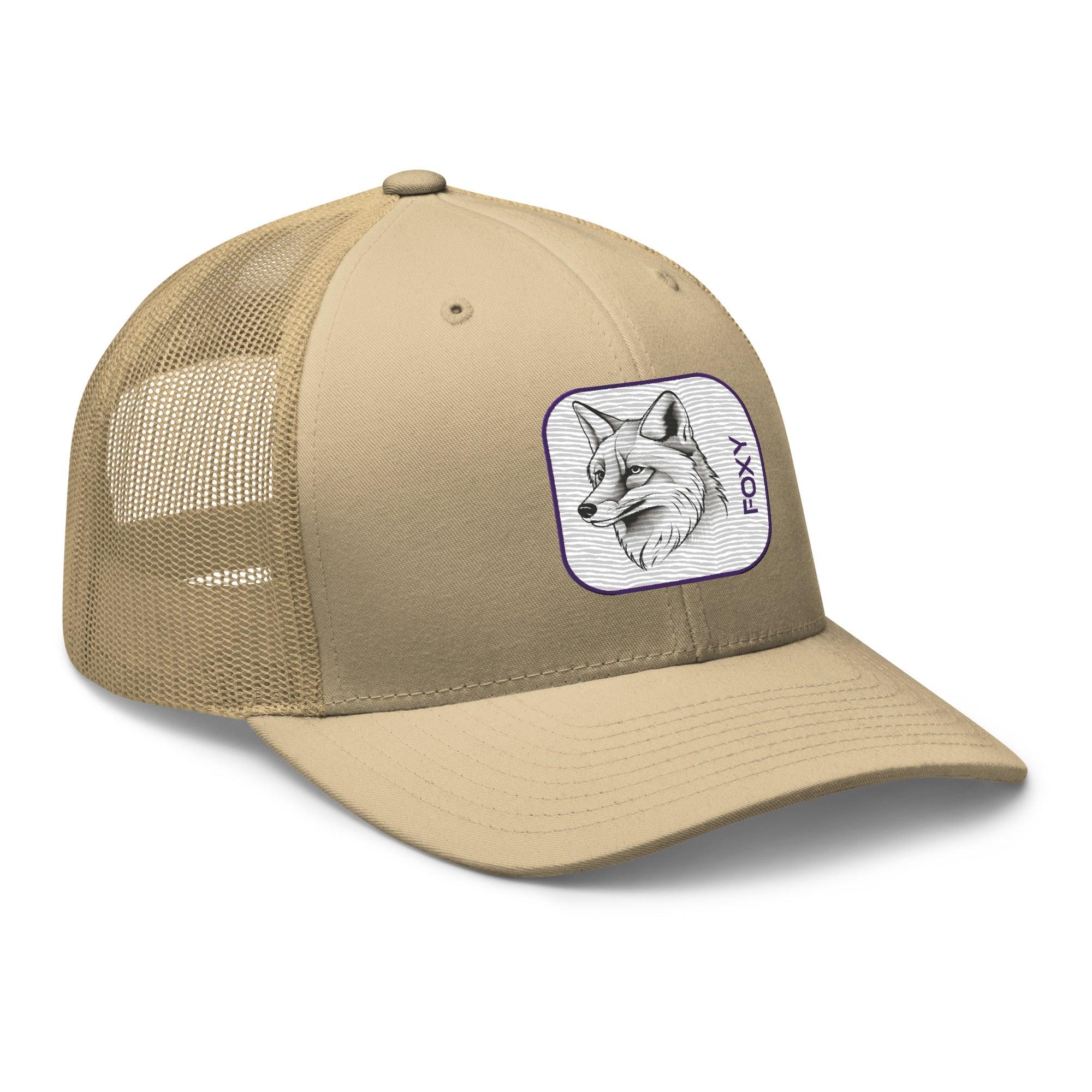 'Foxy' Retro Trucker Cap - POMA Graphics