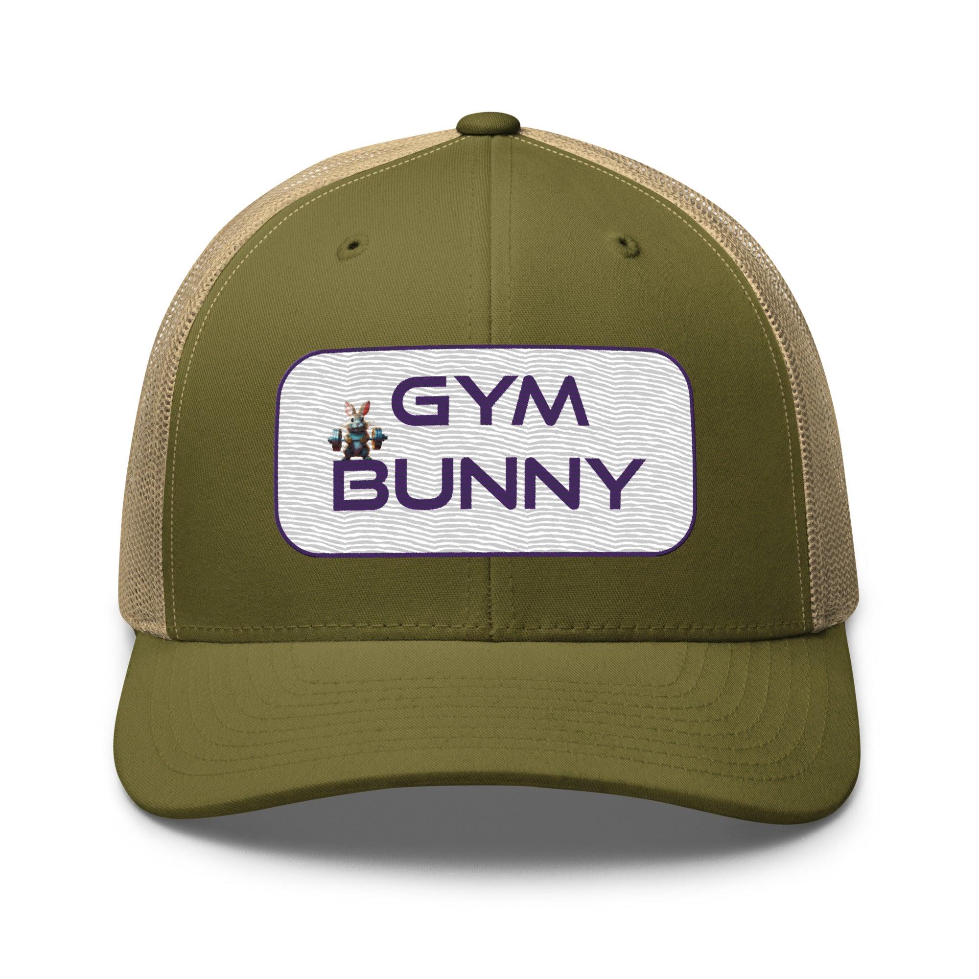 'Gym Bunny' Retro Trucker Cap - POMA Graphics