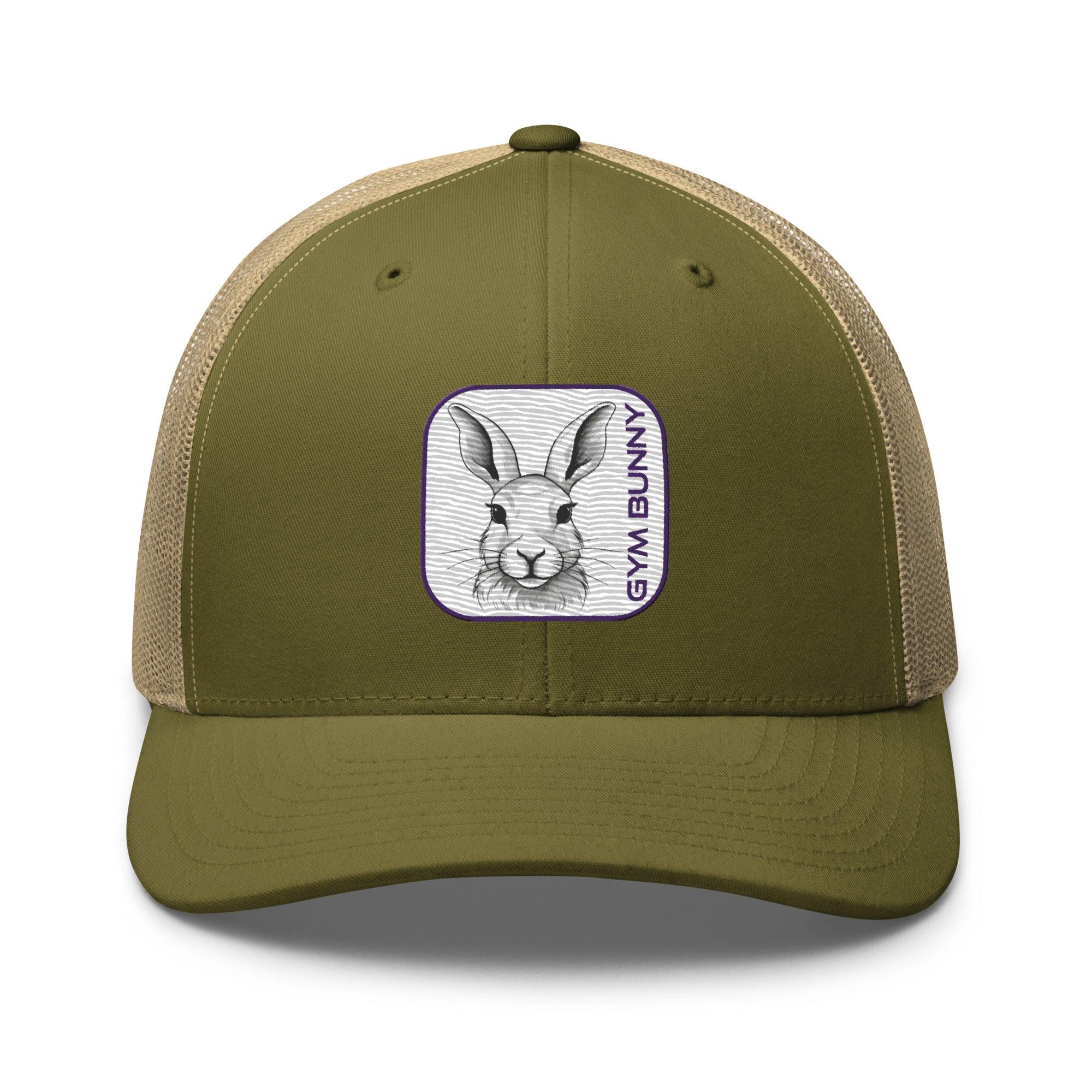 'Gym Bunny' Retro Trucker Cap - POMA Graphics