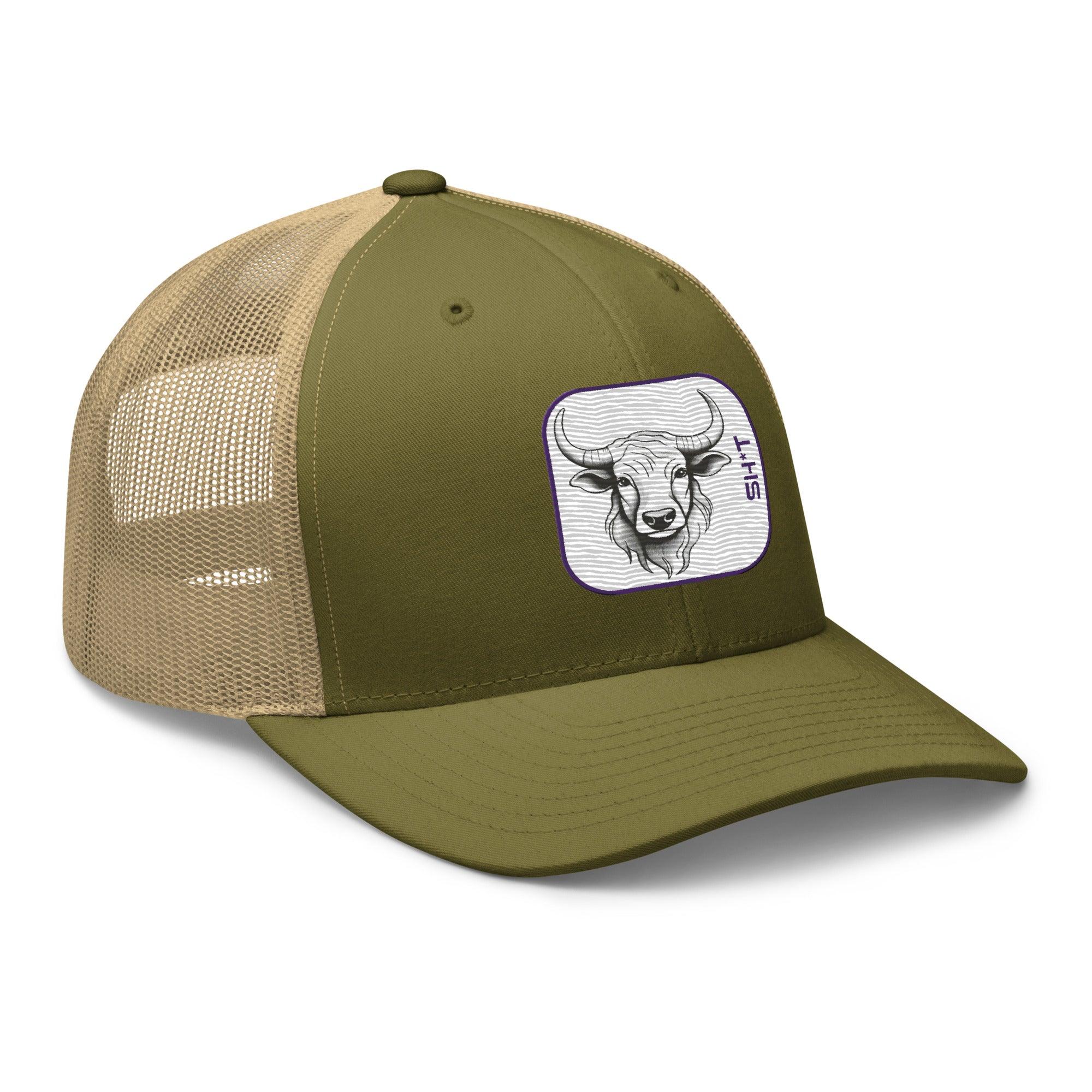 'Bull Sh*t' Retro Trucker Cap - POMA Graphics