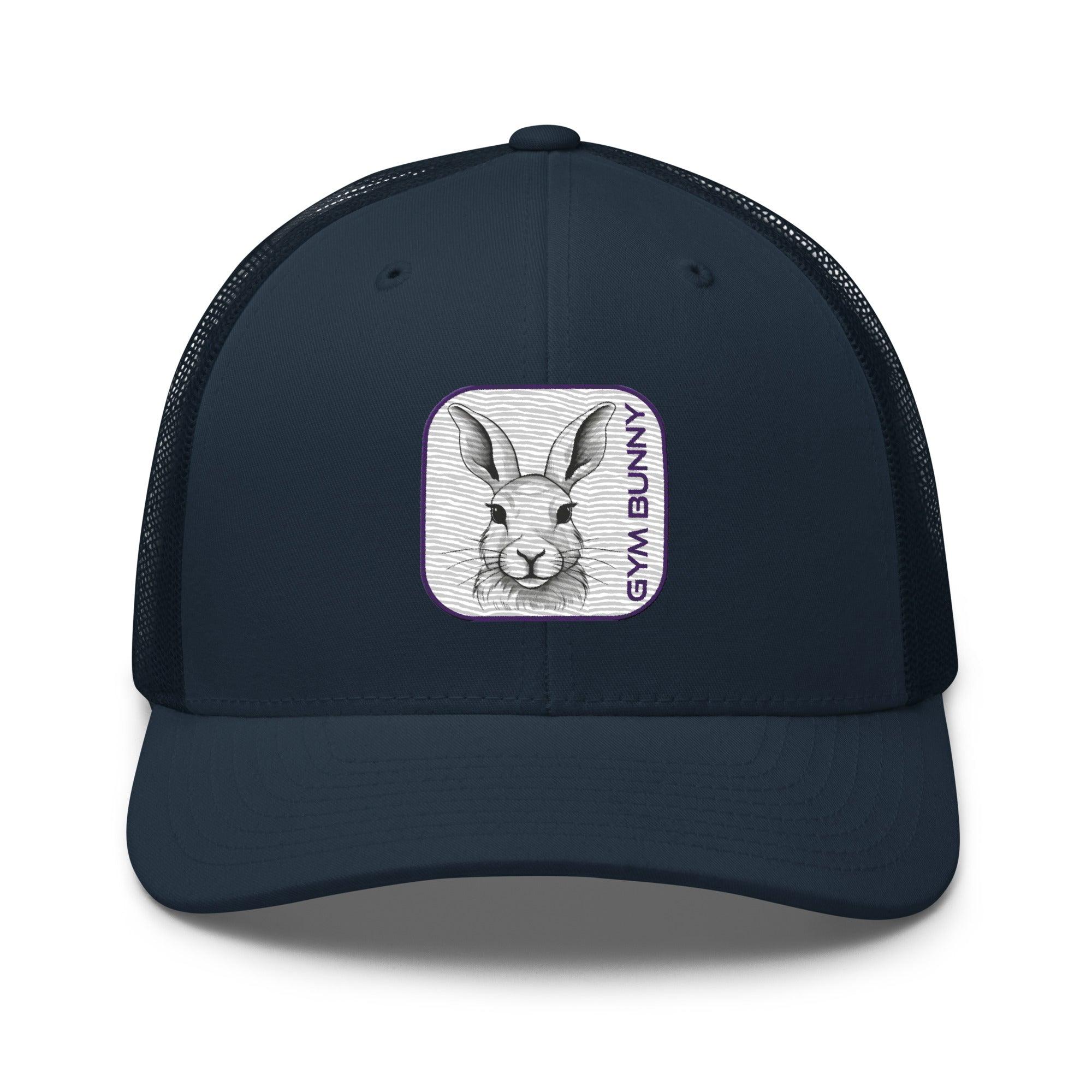 'Gym Bunny' Retro Trucker Cap - POMA Graphics