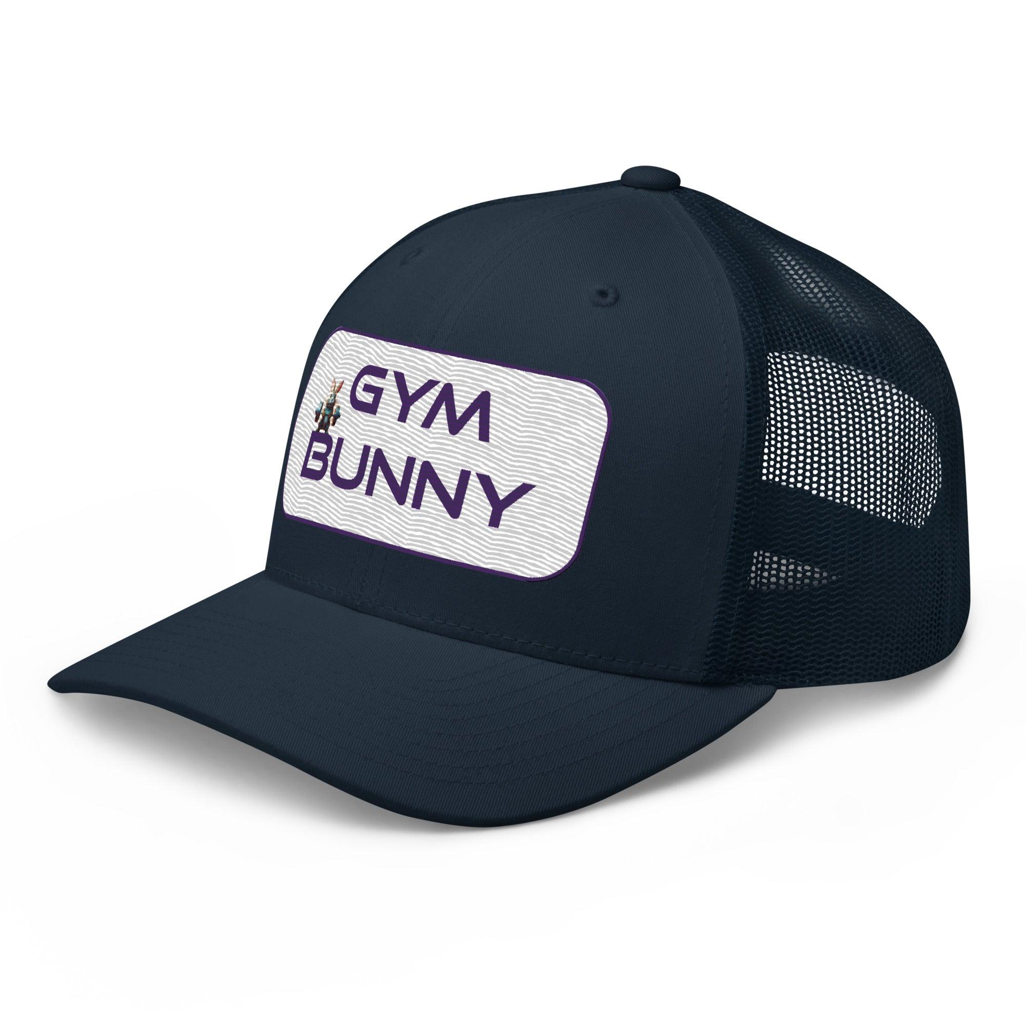 'Gym Bunny' Retro Trucker Cap - POMA Graphics