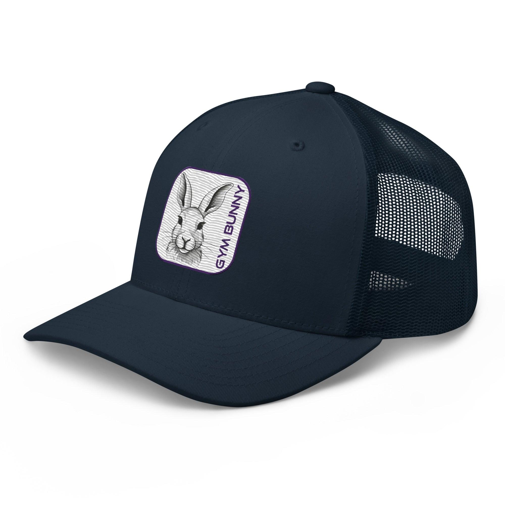 'Gym Bunny' Retro Trucker Cap - POMA Graphics