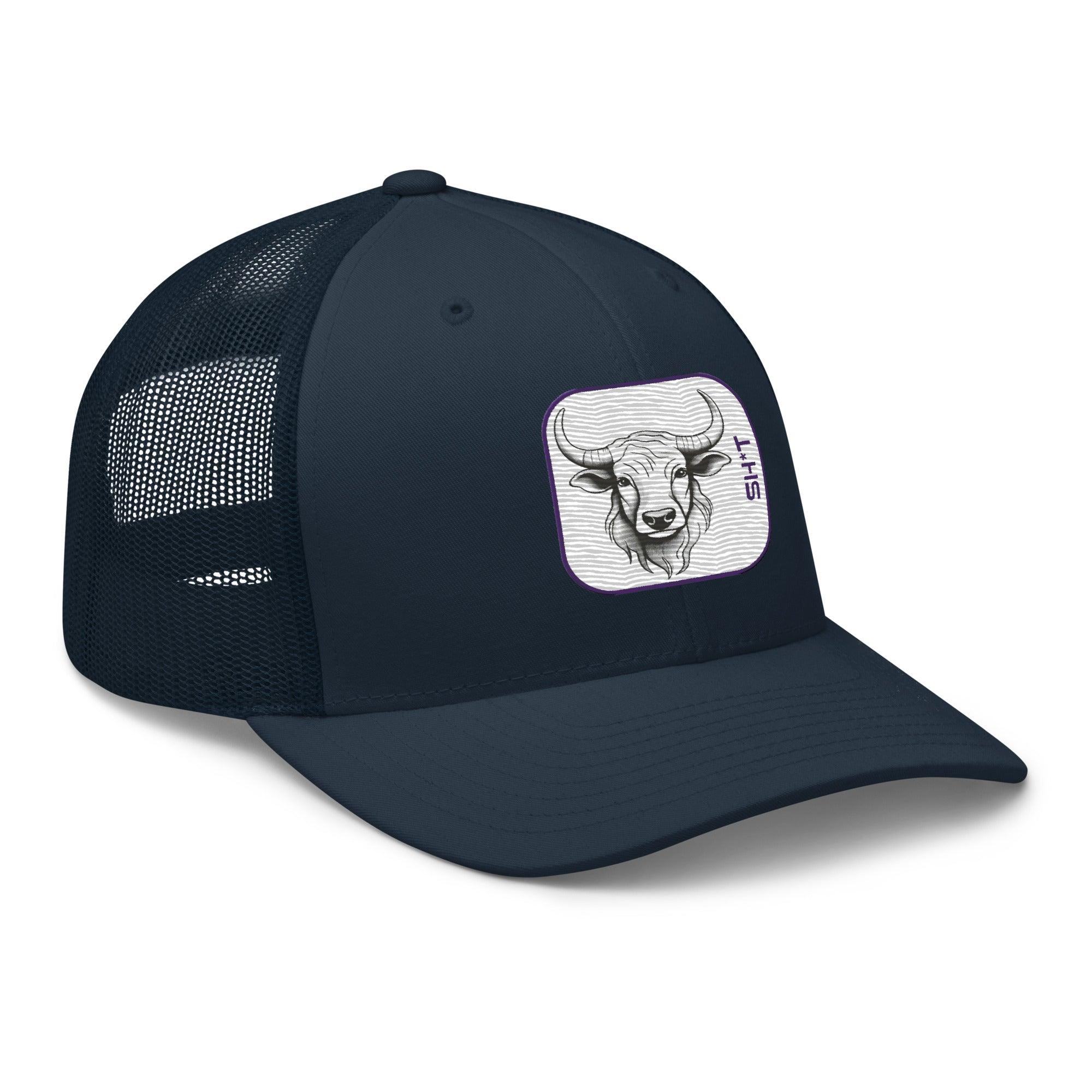 'Bull Sh*t' Retro Trucker Cap - POMA Graphics