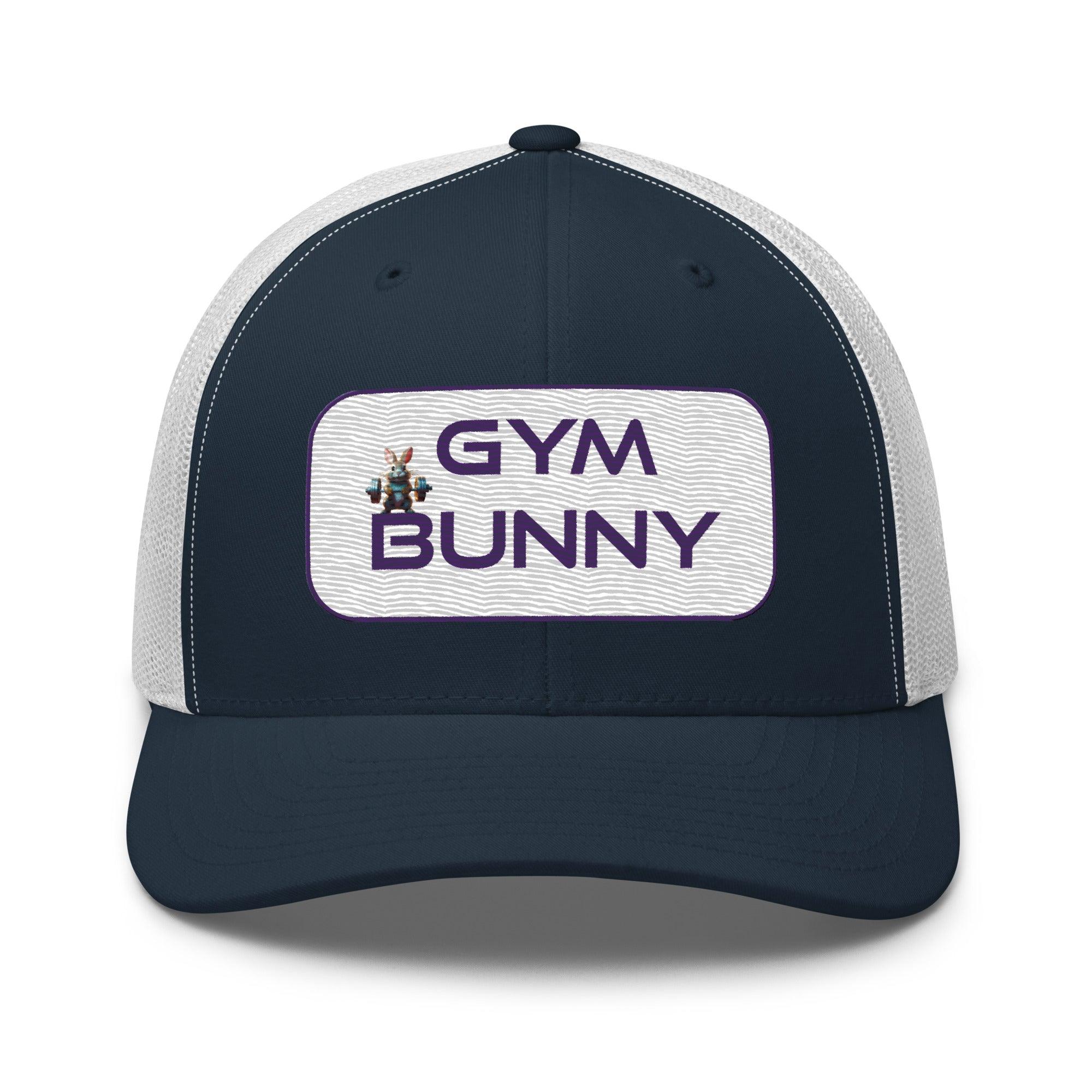 'Gym Bunny' Retro Trucker Cap - POMA Graphics