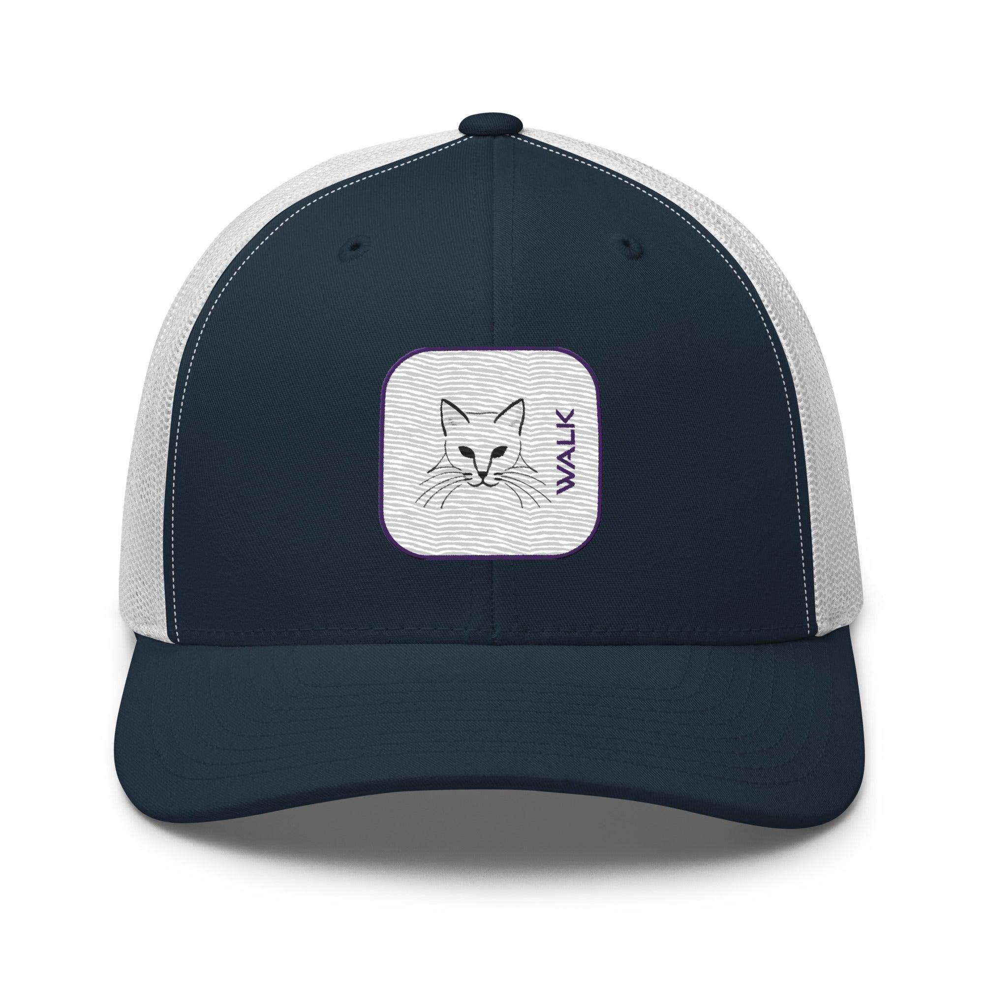 'Cat Walk' Retro Trucker Cap - POMA Graphics