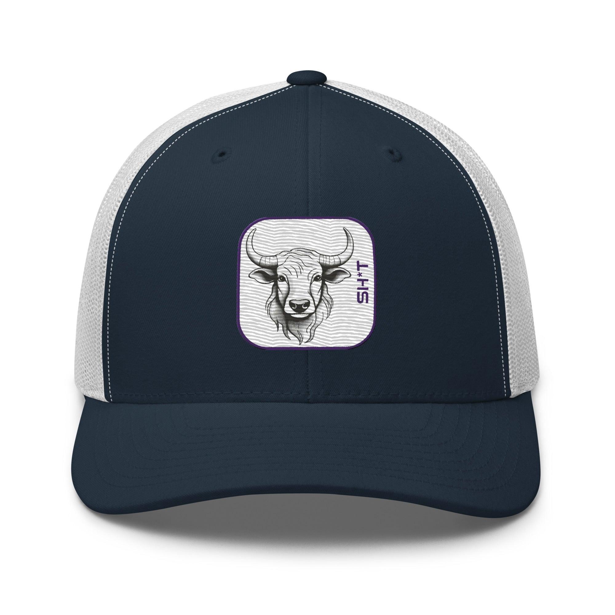 'Bull Sh*t' Retro Trucker Cap - POMA Graphics