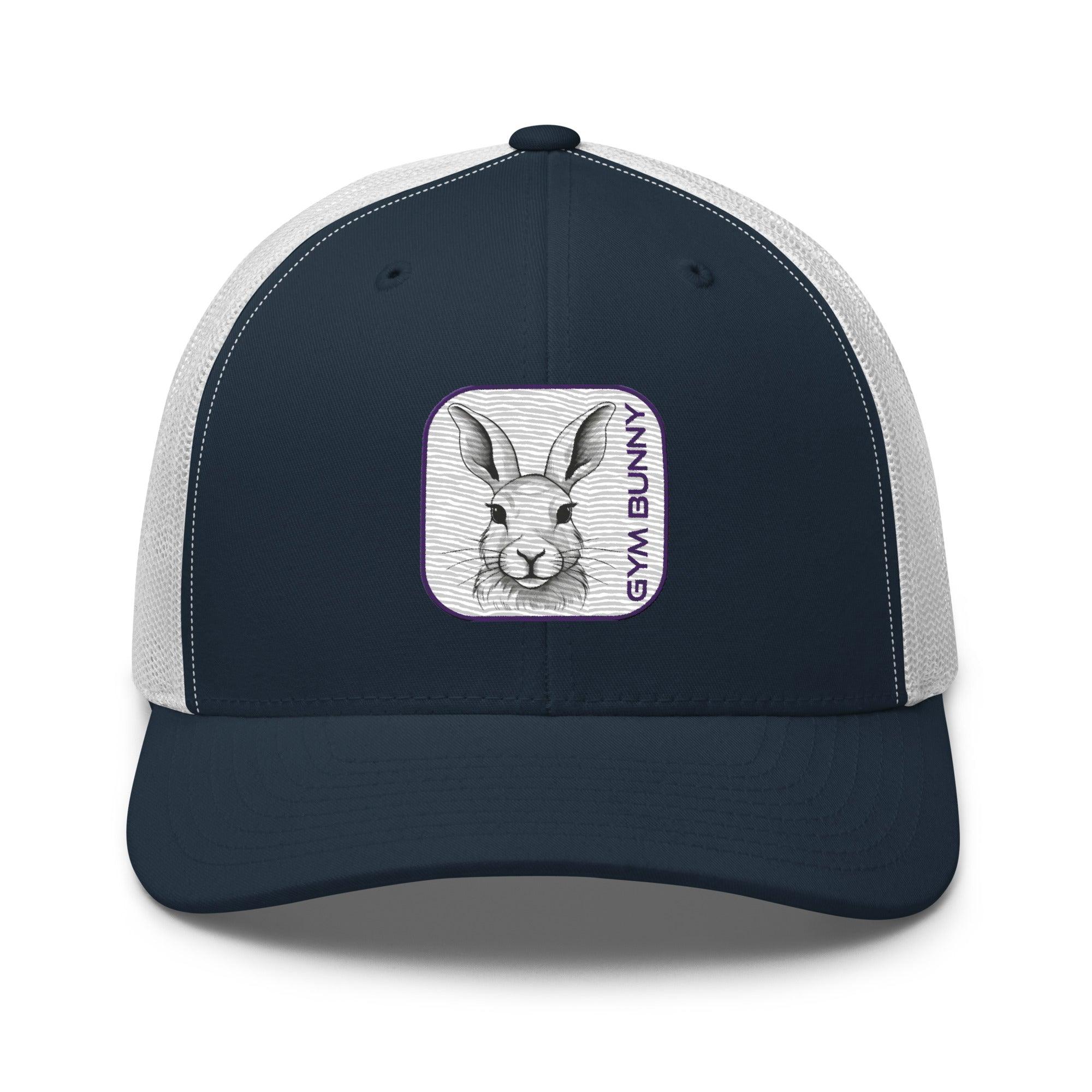 'Gym Bunny' Retro Trucker Cap - POMA Graphics