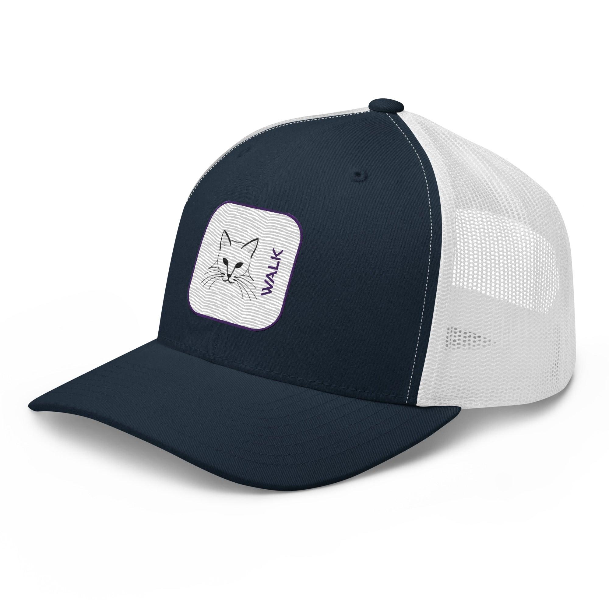 'Cat Walk' Retro Trucker Cap - POMA Graphics