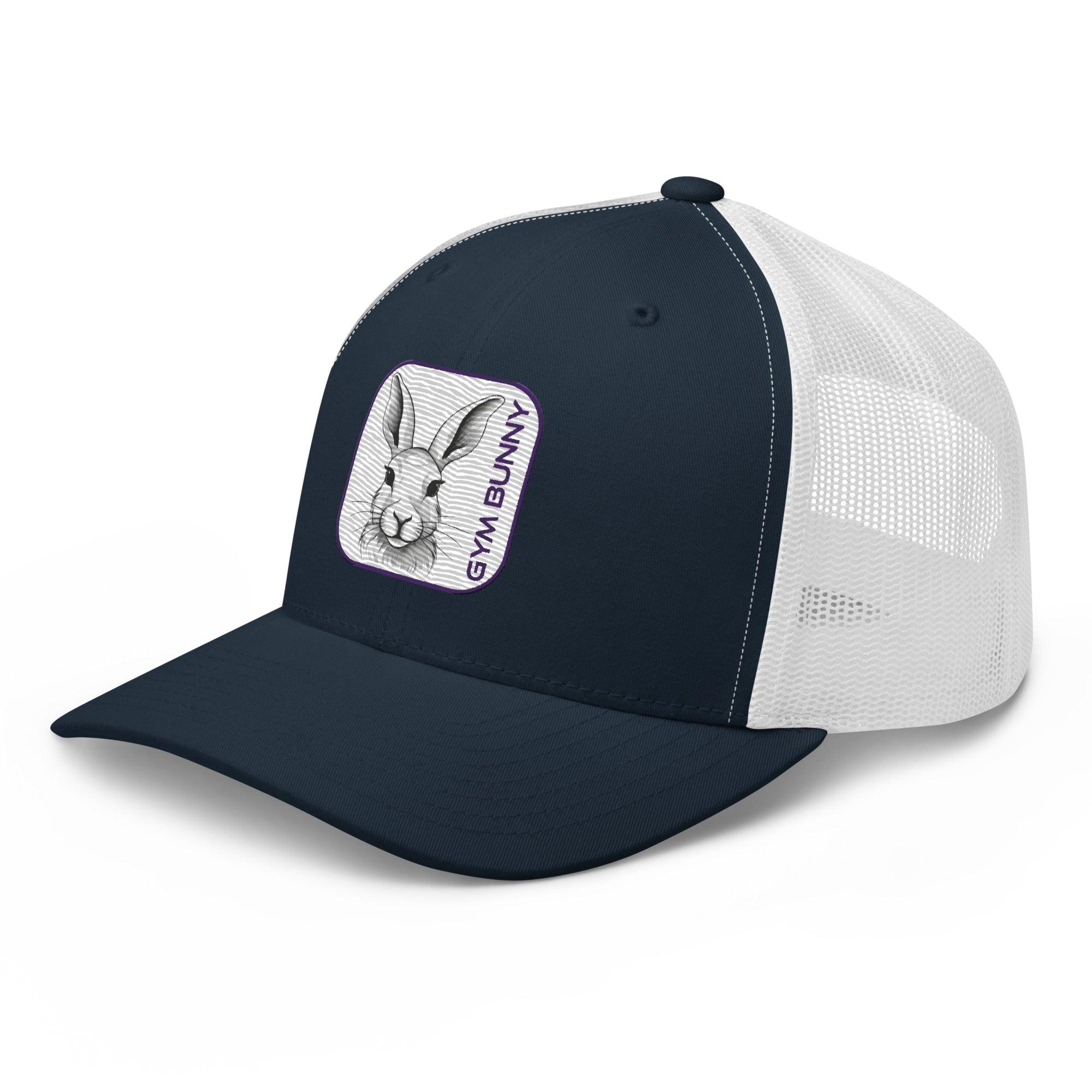 'Gym Bunny' Retro Trucker Cap - POMA Graphics