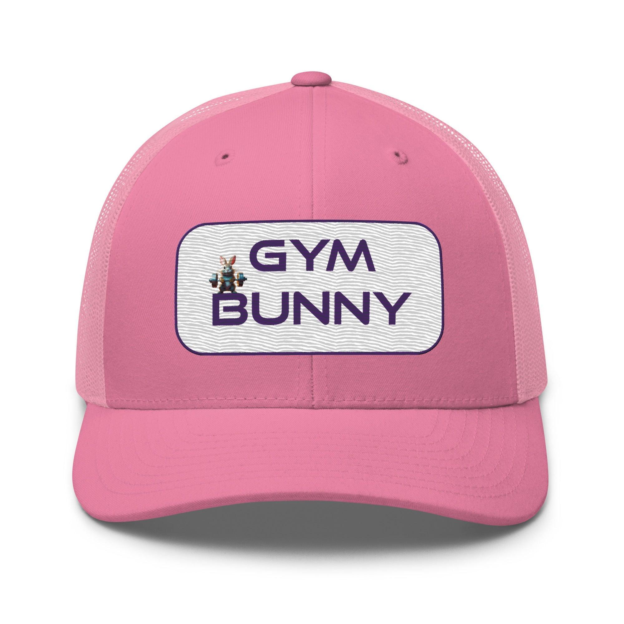 'Gym Bunny' Retro Trucker Cap - POMA Graphics