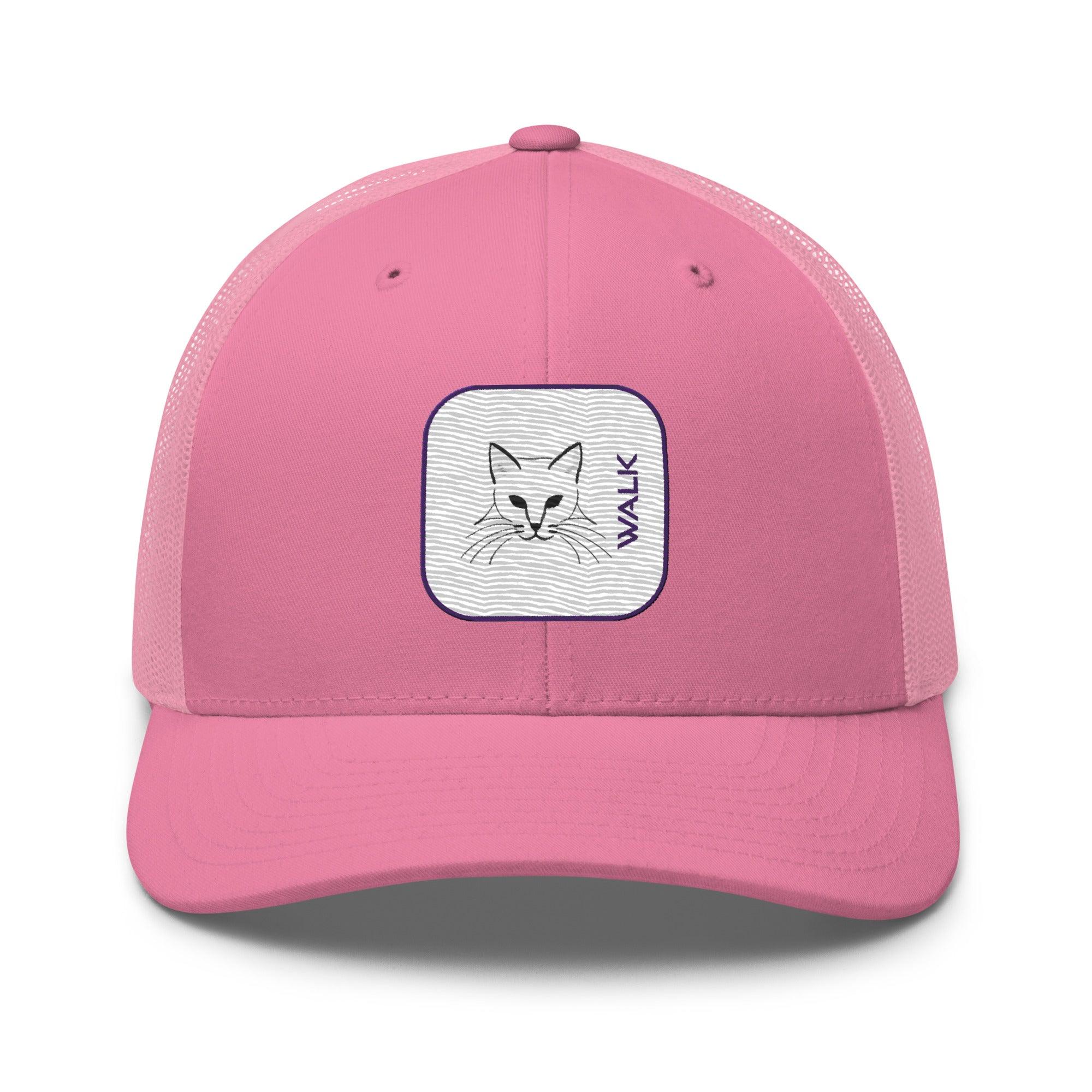 'Cat Walk' Retro Trucker Cap - POMA Graphics