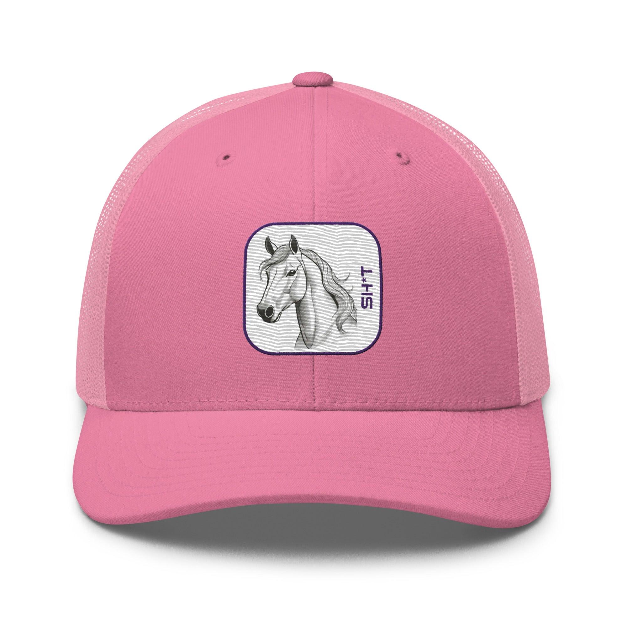 'Horse Sh*t' Retro Trucker Cap - POMA Graphics