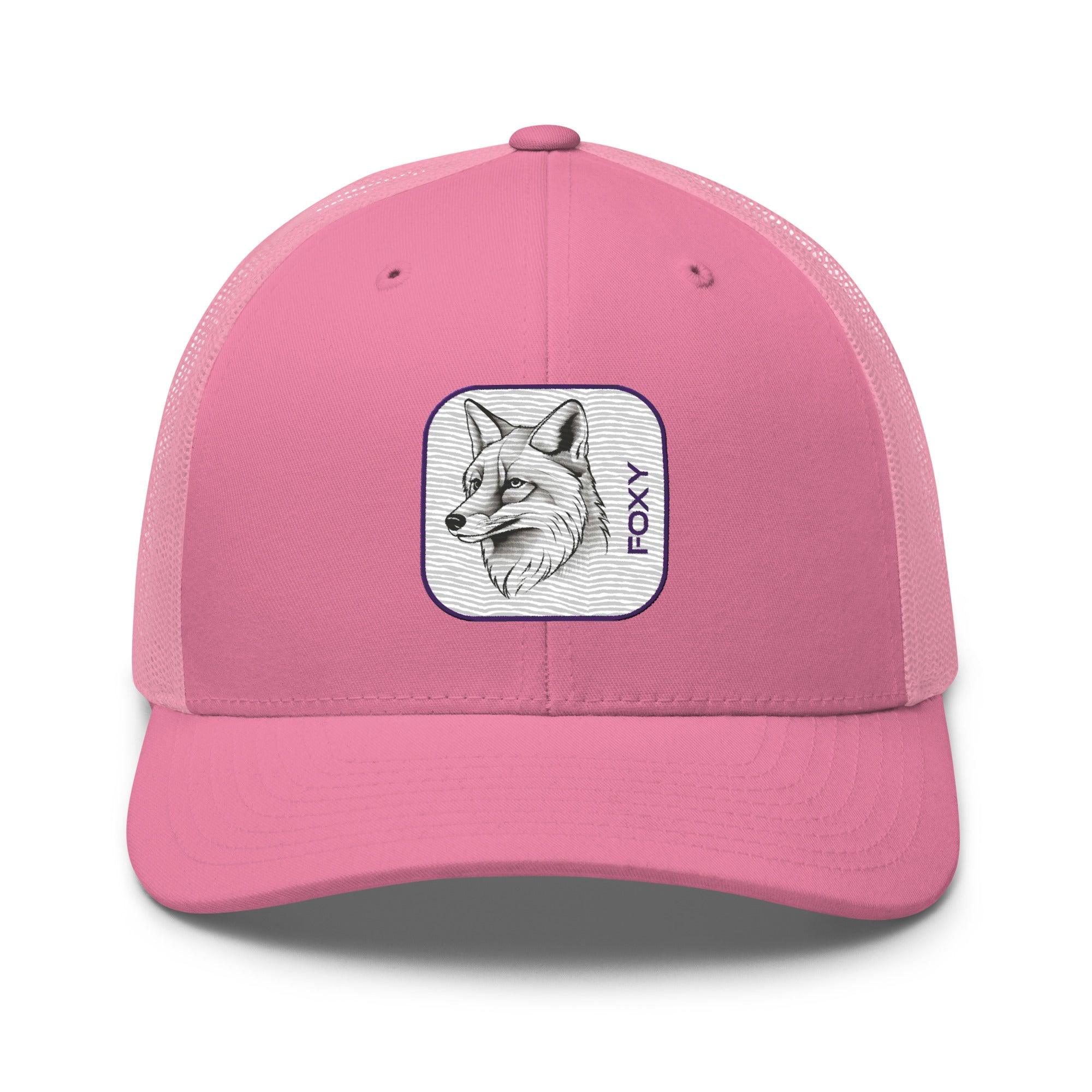 'Foxy' Retro Trucker Cap - POMA Graphics