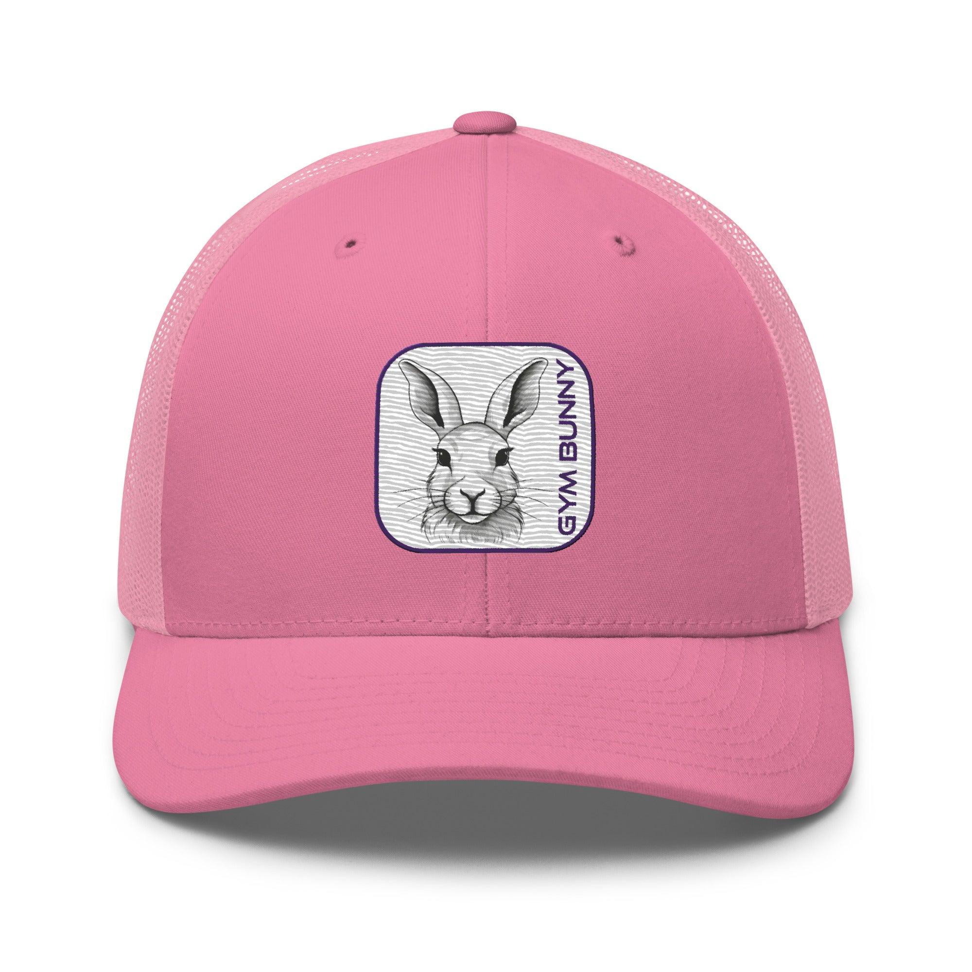 'Gym Bunny' Retro Trucker Cap - POMA Graphics