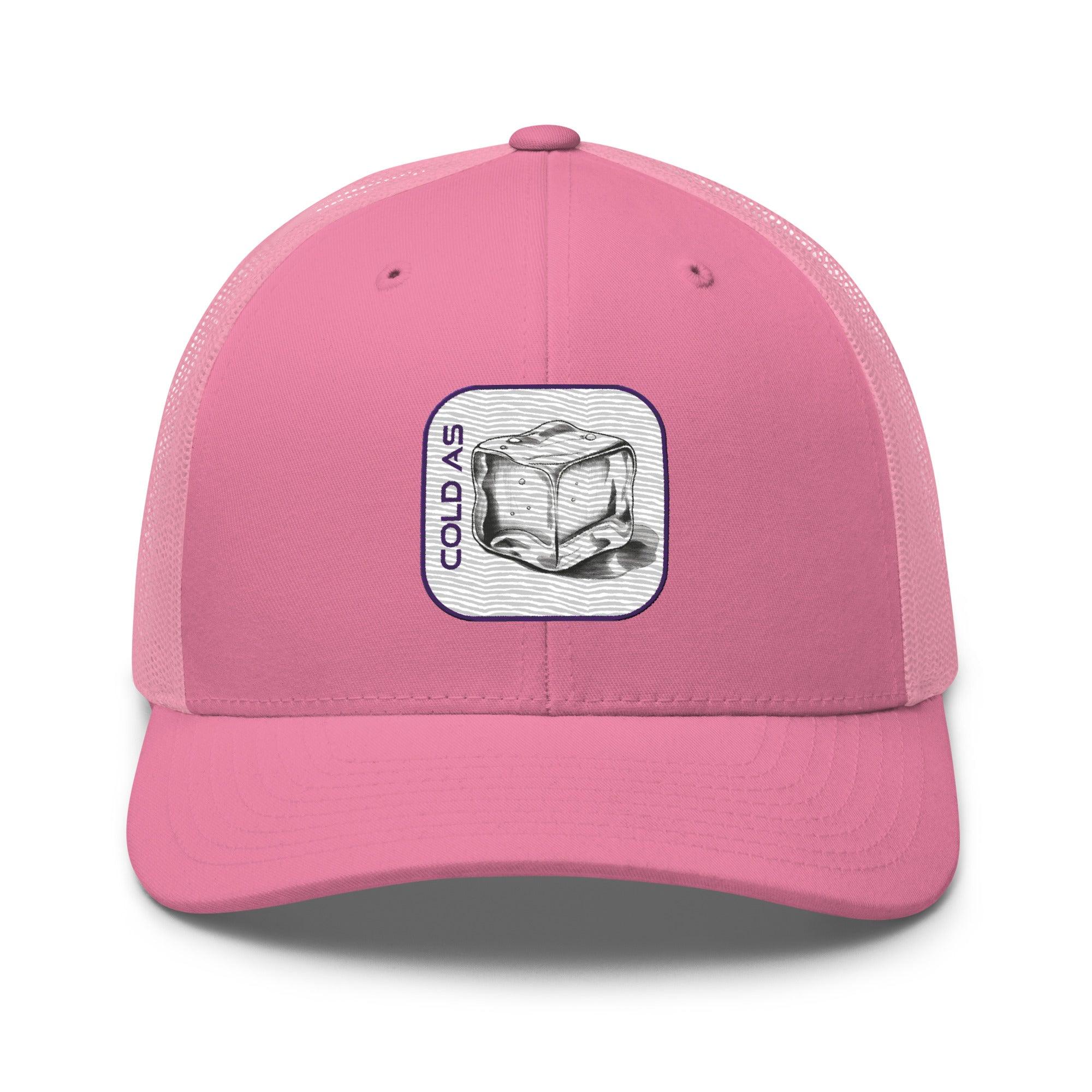 'Cold As Ice' Retro Trucker Cap - POMA Graphics