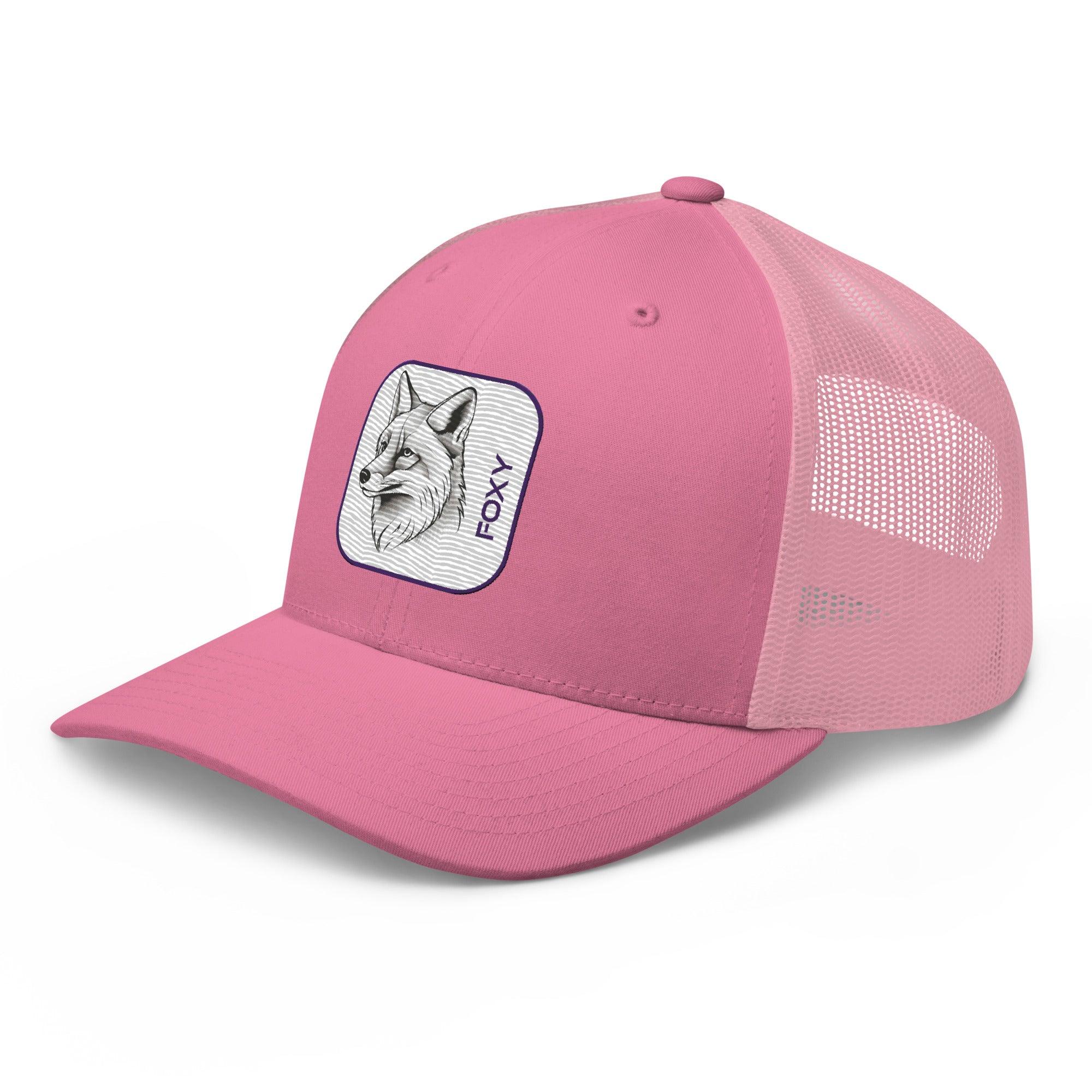 'Foxy' Retro Trucker Cap - POMA Graphics